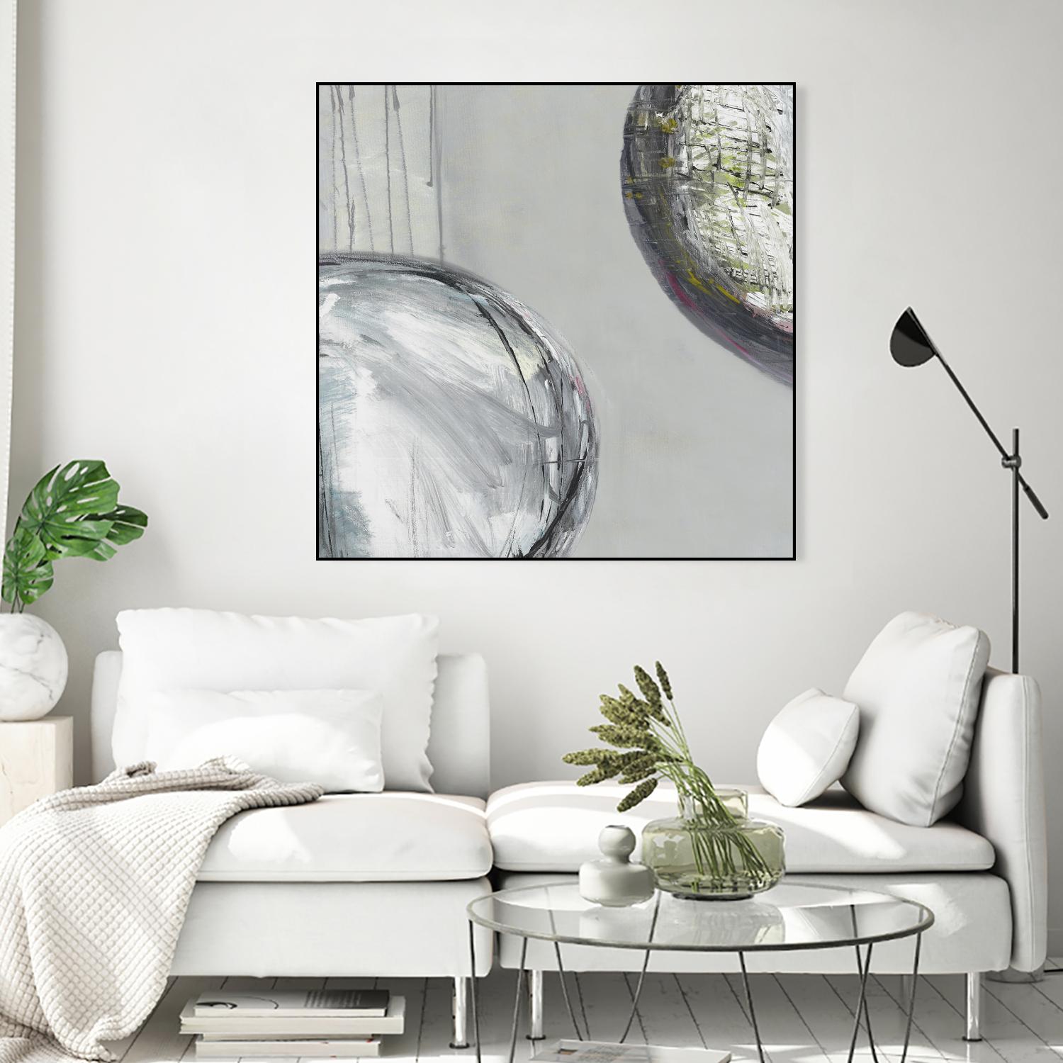 Follow II by Pamela Ozery on GIANT ART - white abstract