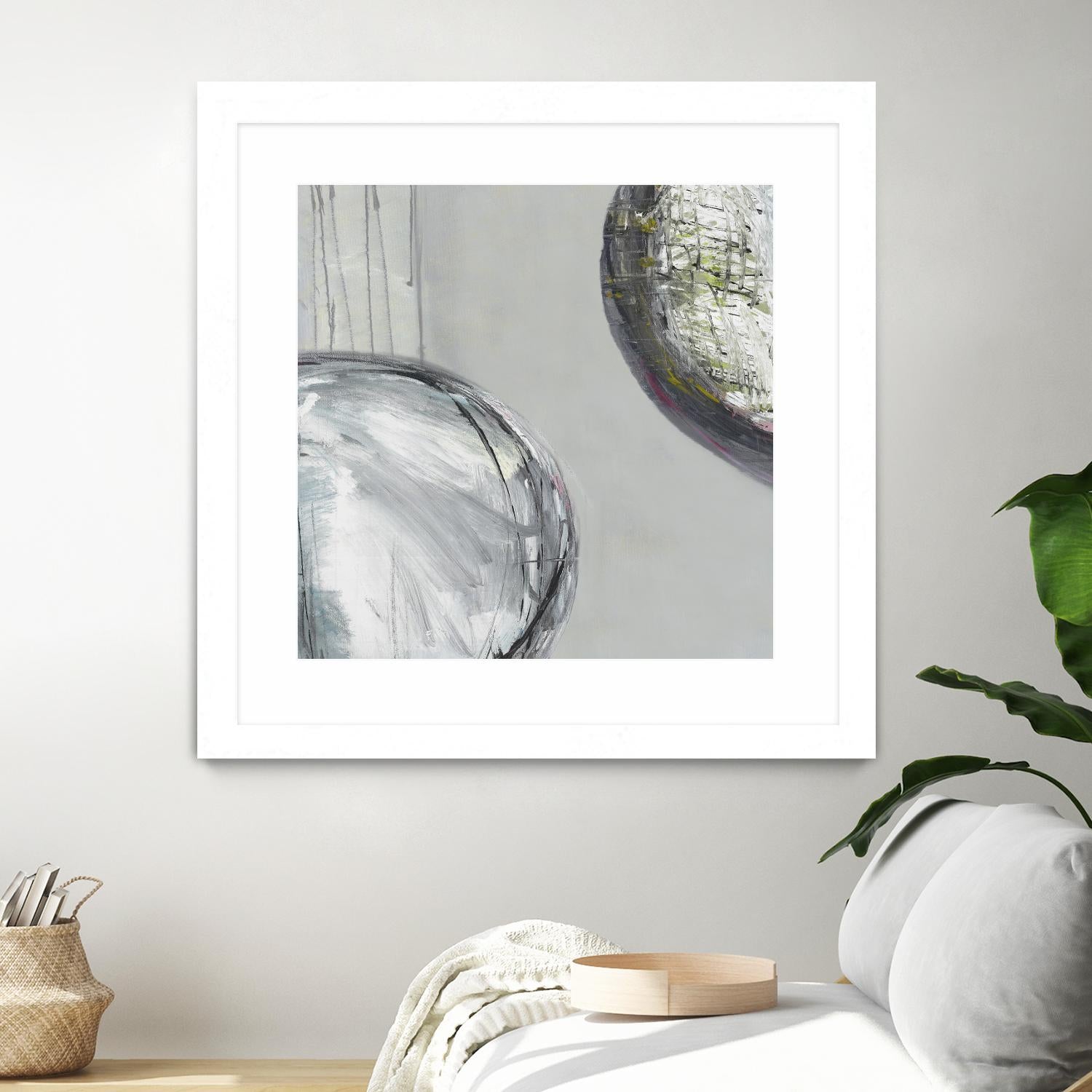 Follow II by Pamela Ozery on GIANT ART - white abstract