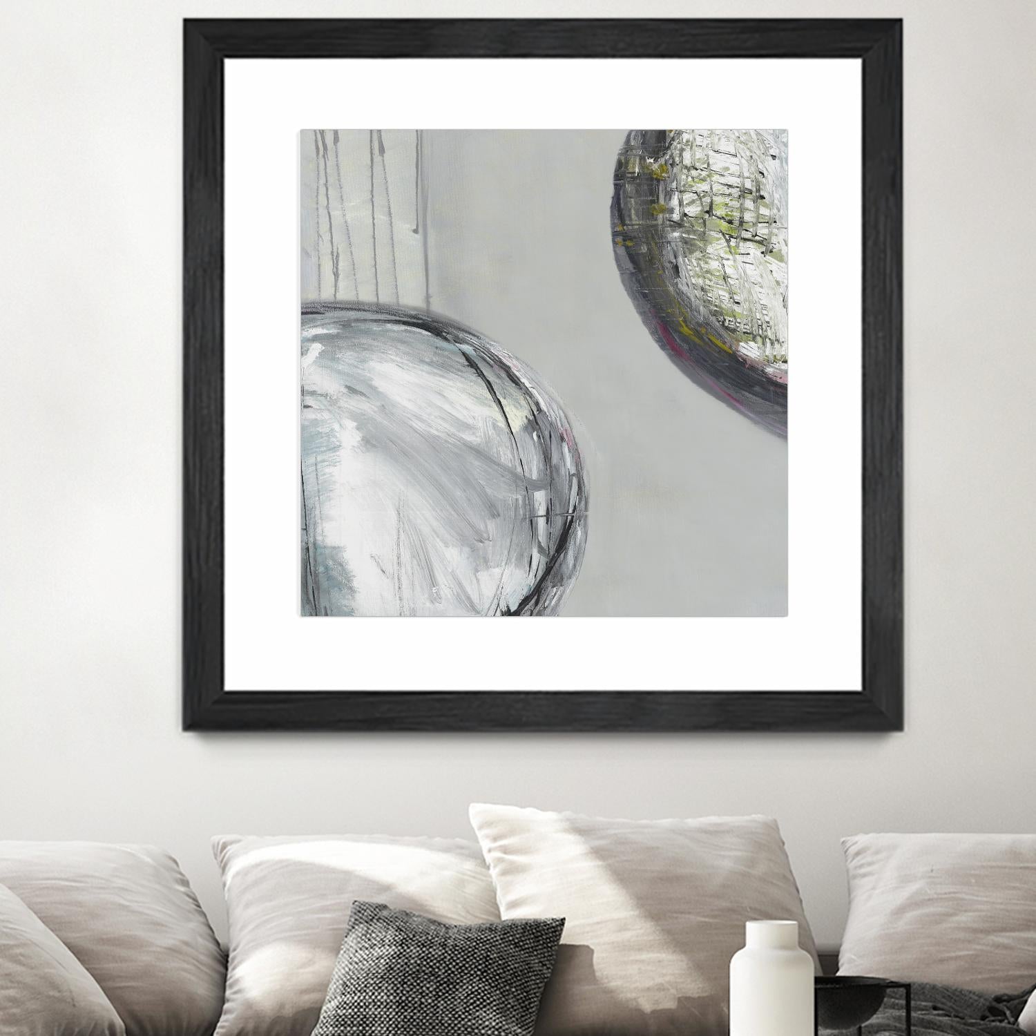 Follow II by Pamela Ozery on GIANT ART - white abstract