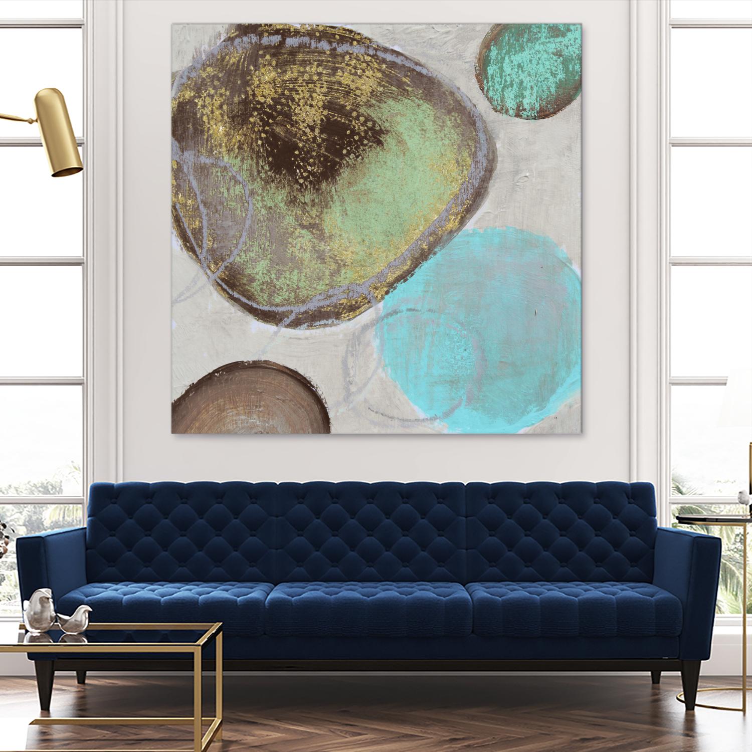 Moonlight II by Irena Orlov on GIANT ART - blue abstract