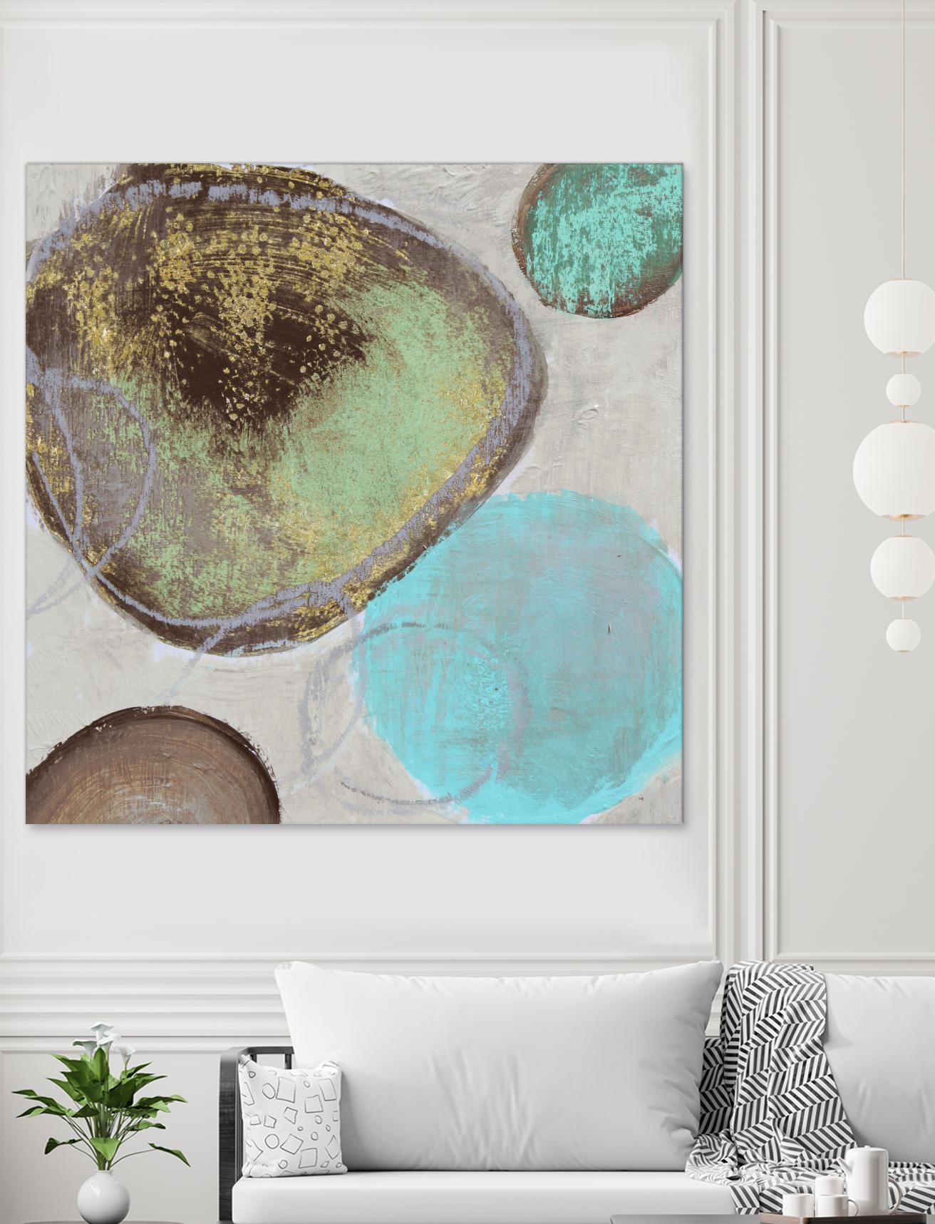 Moonlight II by Irena Orlov on GIANT ART - blue abstract