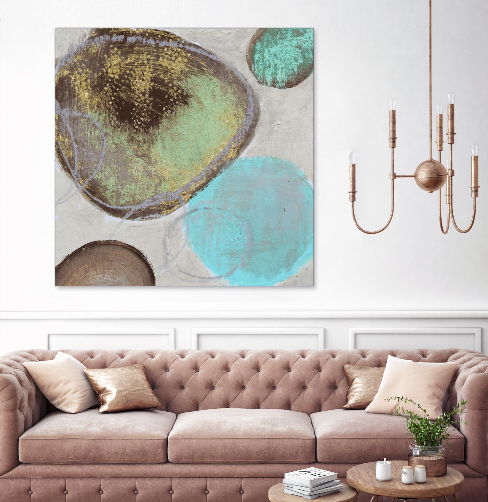 Moonlight II by Irena Orlov on GIANT ART - blue abstract