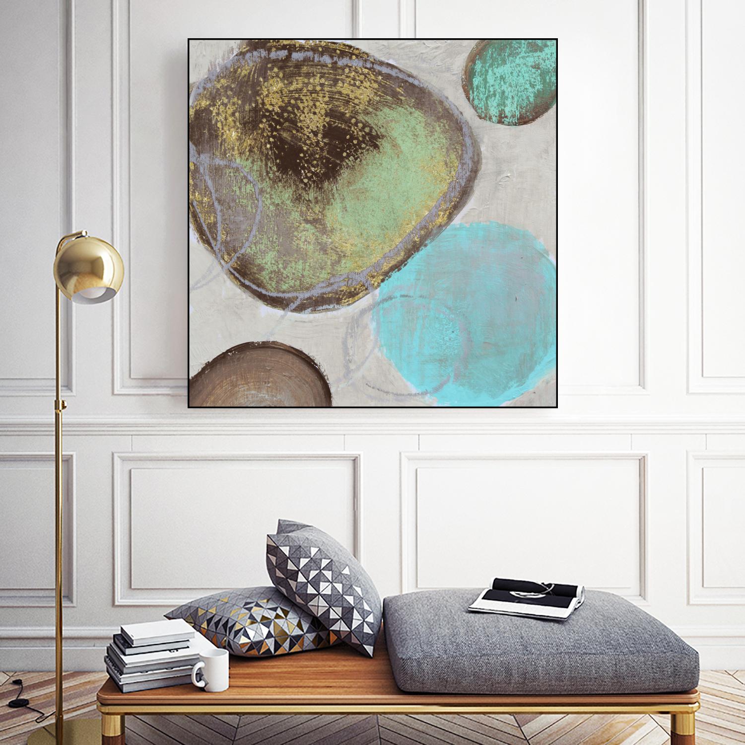 Moonlight II by Irena Orlov on GIANT ART - blue abstract