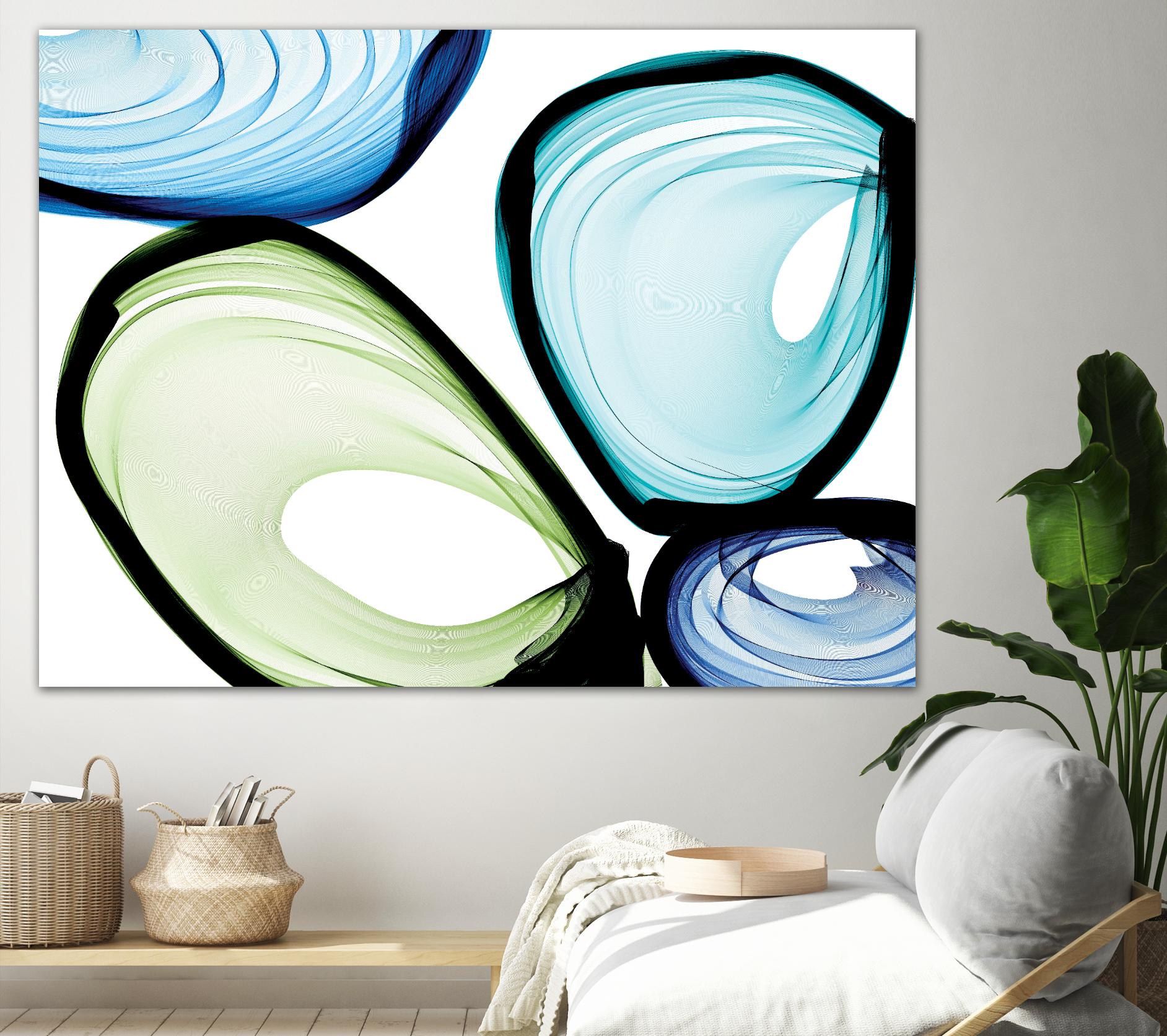Only a Few VII by Irena Orlov on GIANT ART - turquoise abstract