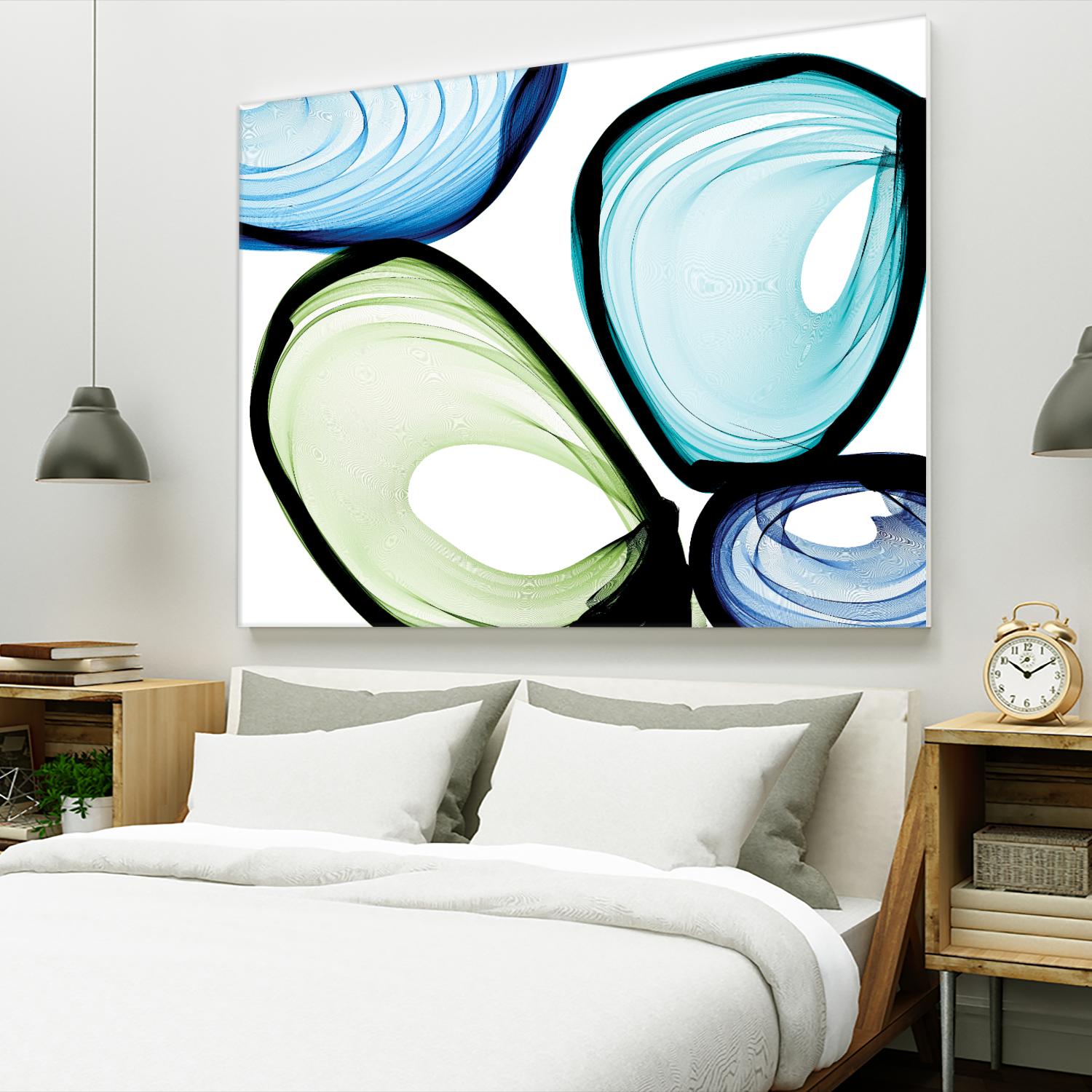 Only a Few VII by Irena Orlov on GIANT ART - turquoise abstract