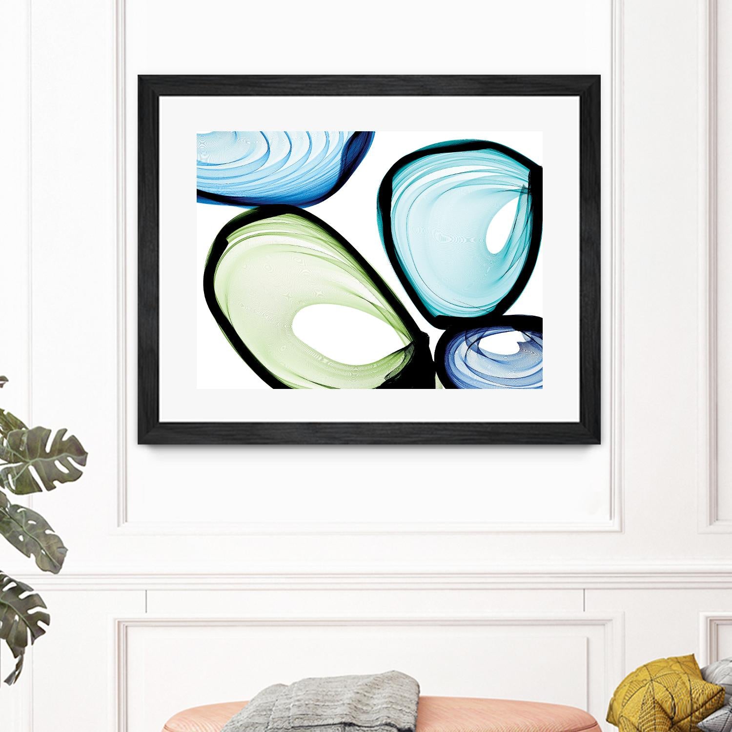Only a Few VII by Irena Orlov on GIANT ART - turquoise abstract