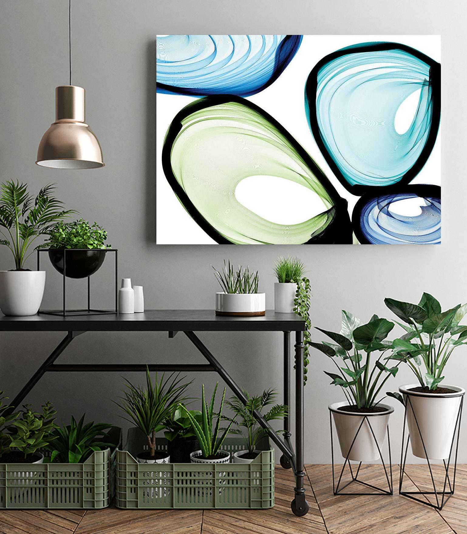 Only a Few VII by Irena Orlov on GIANT ART - turquoise abstract