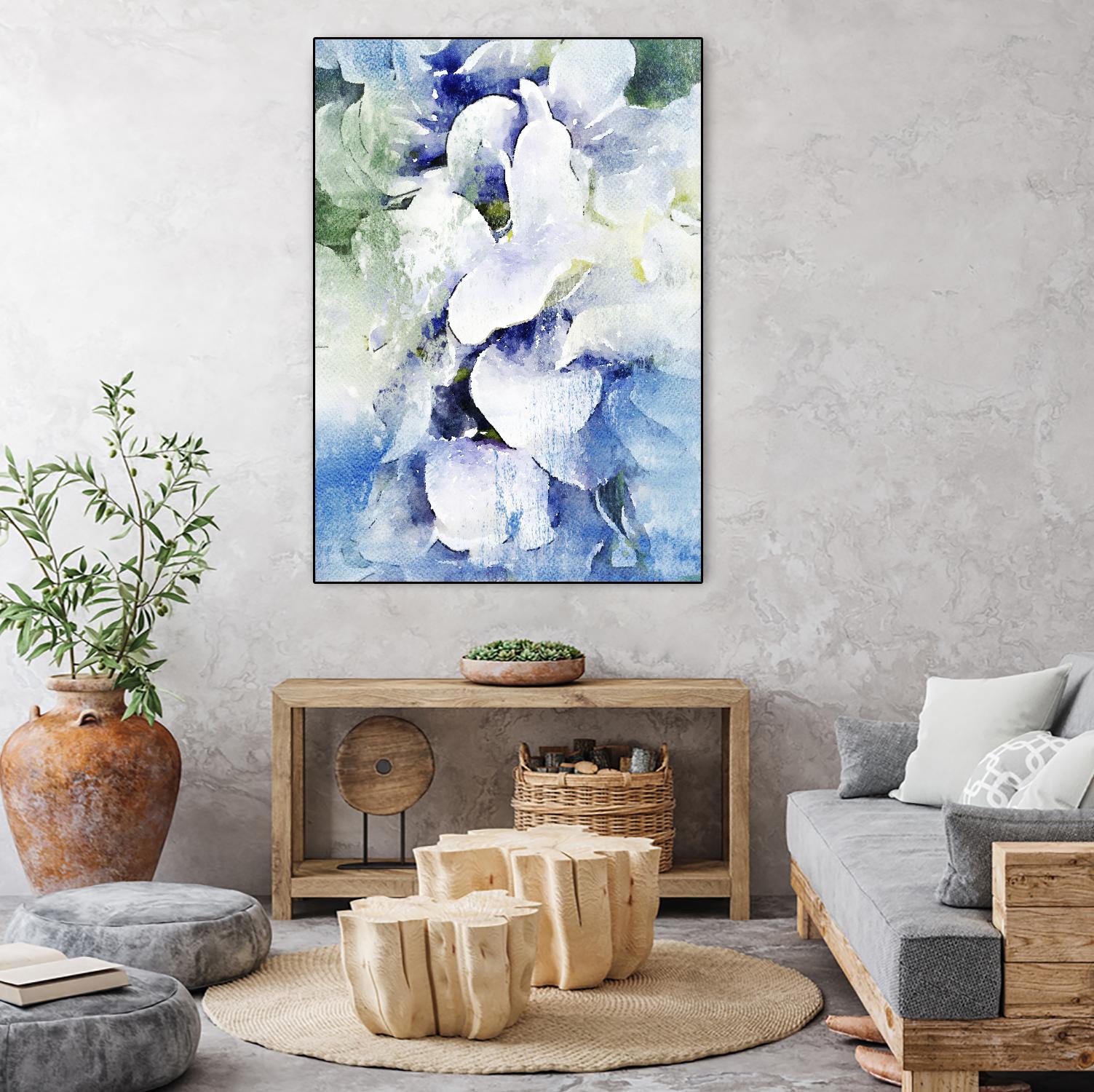 Delicate Beauty I by Irena Orlov on GIANT ART - purple abstract