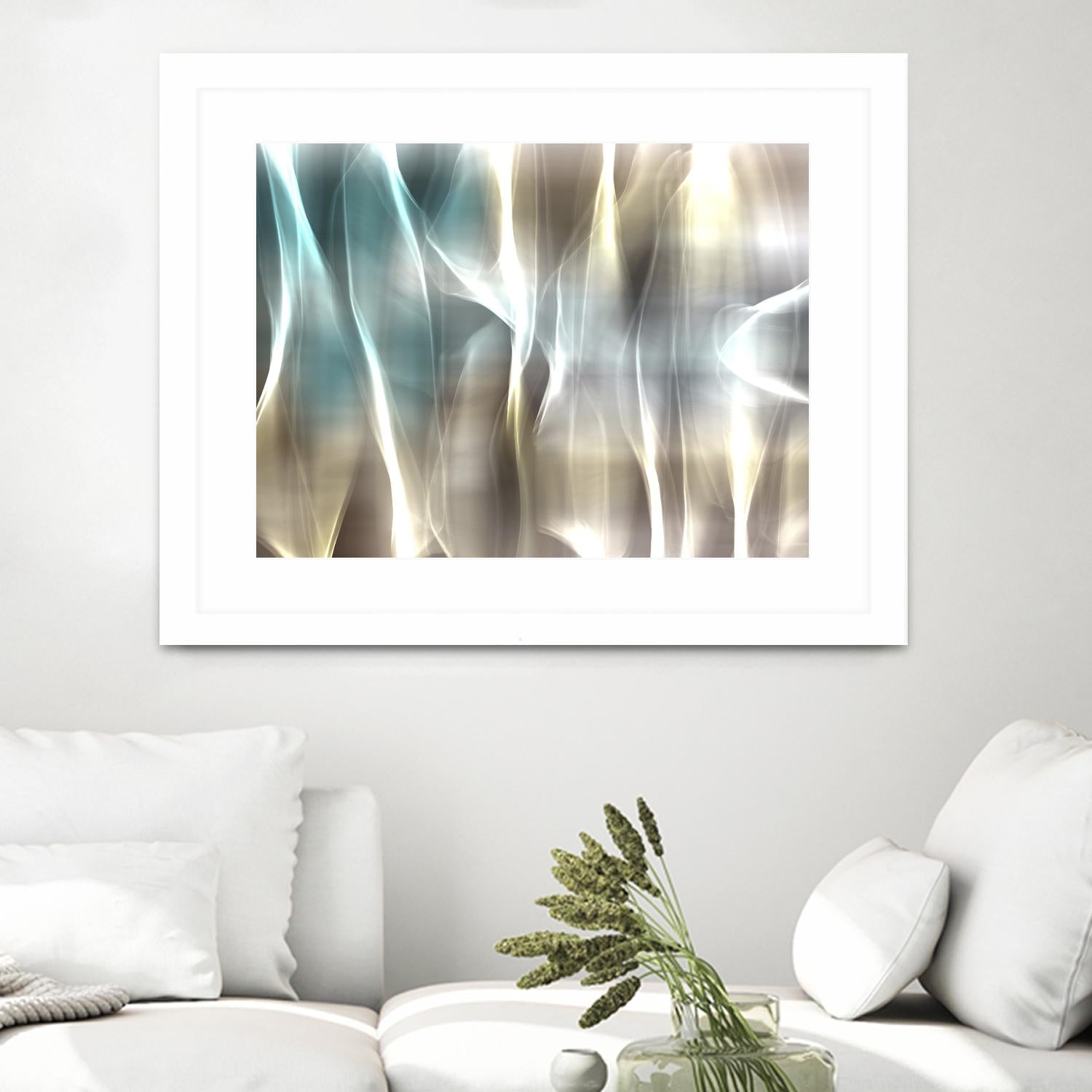 Mysterious Light I by Irena Orlov on GIANT ART - beige abstract