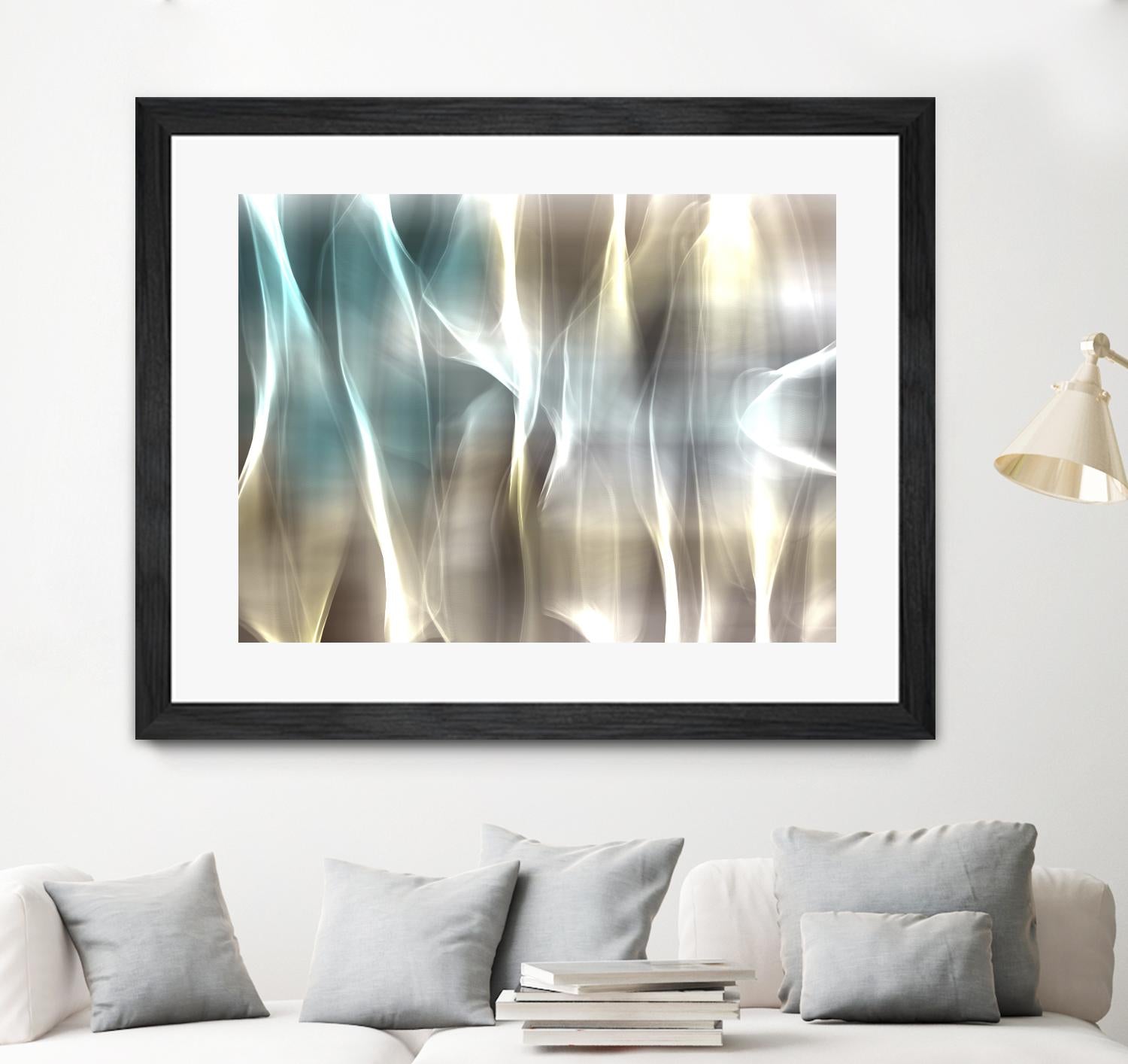 Mysterious Light I by Irena Orlov on GIANT ART - beige abstract