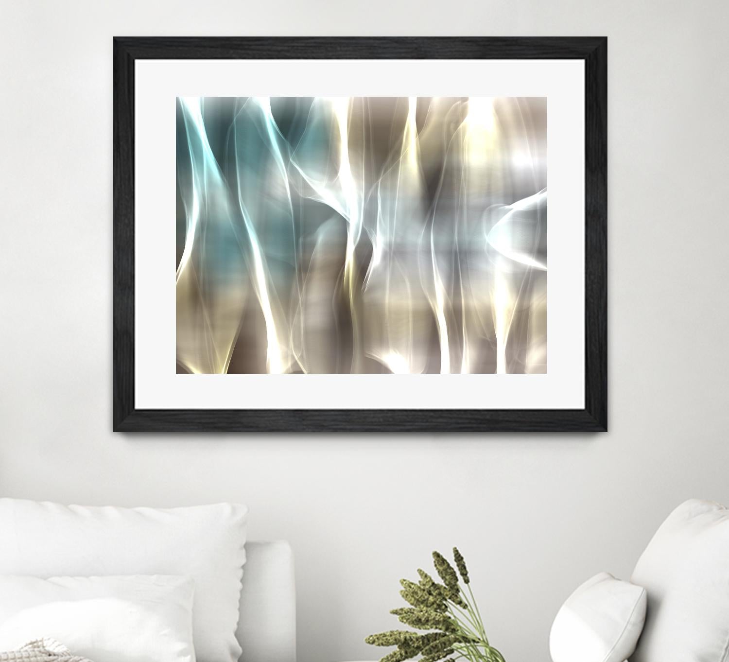Mysterious Light I by Irena Orlov on GIANT ART - beige abstract