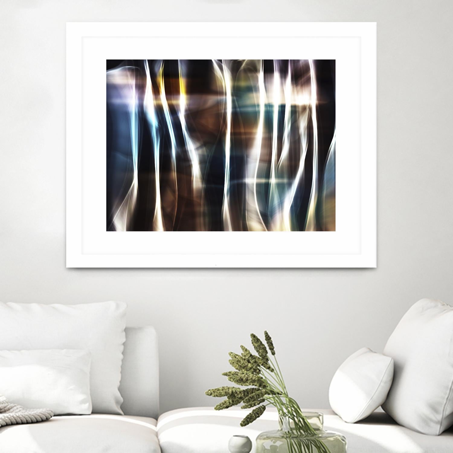 Mysterious Light III by Irena Orlov on GIANT ART - blue abstract