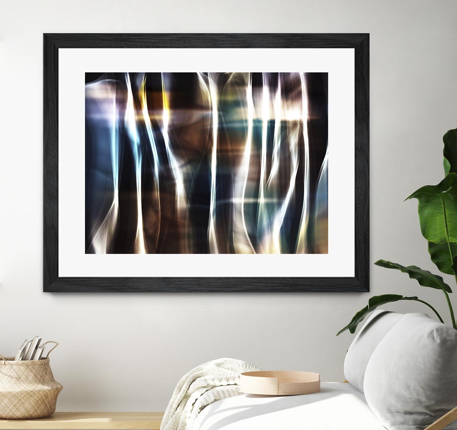 Mysterious Light III by Irena Orlov on GIANT ART - blue abstract