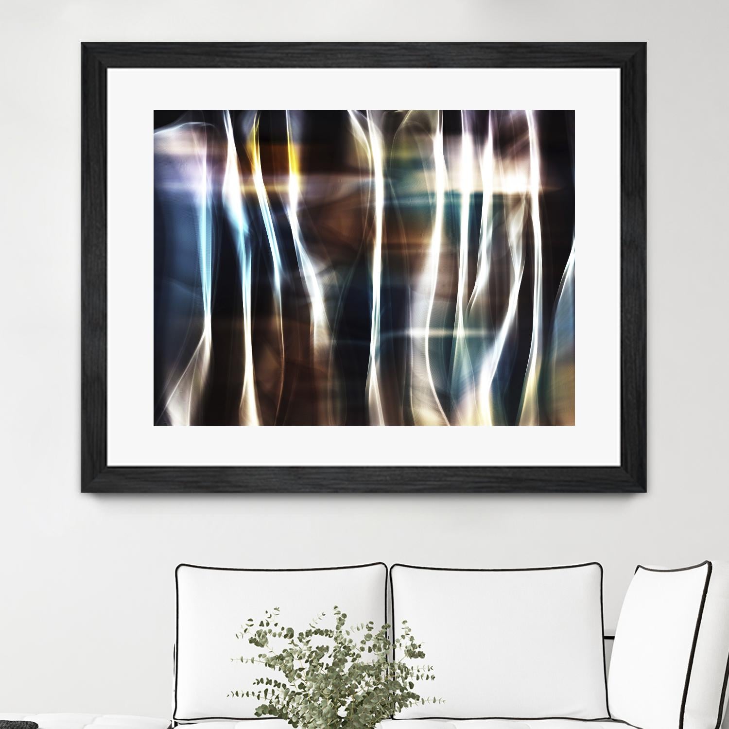 Mysterious Light III by Irena Orlov on GIANT ART - blue abstract