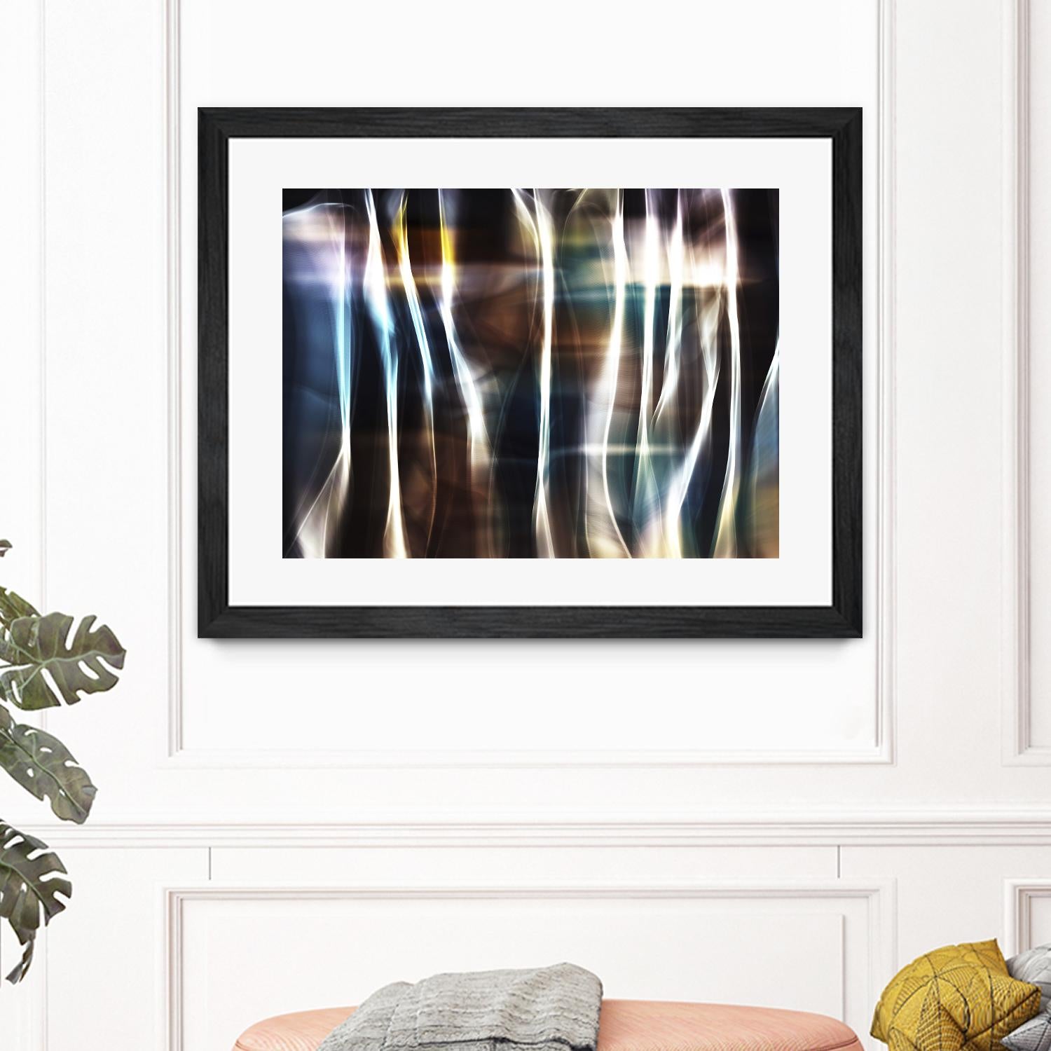 Mysterious Light III by Irena Orlov on GIANT ART - blue abstract