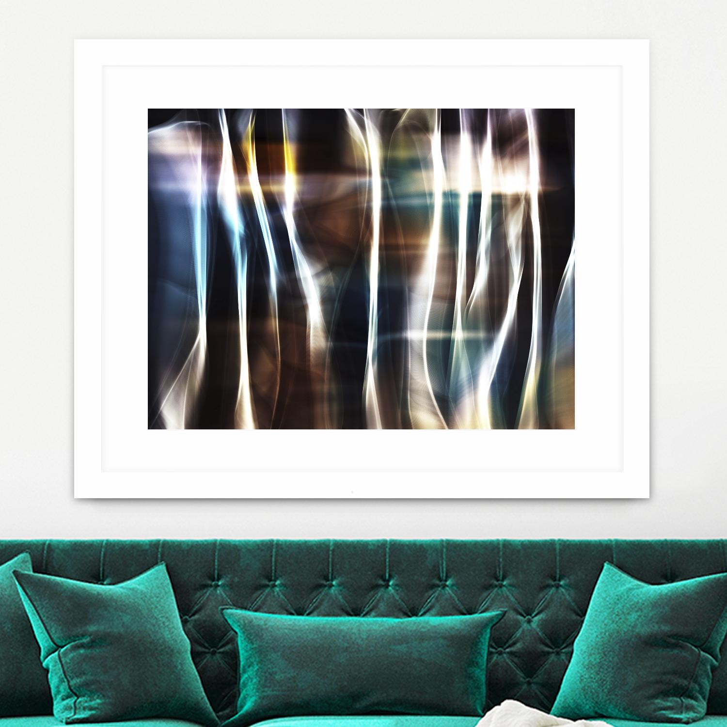 Mysterious Light III by Irena Orlov on GIANT ART - blue abstract