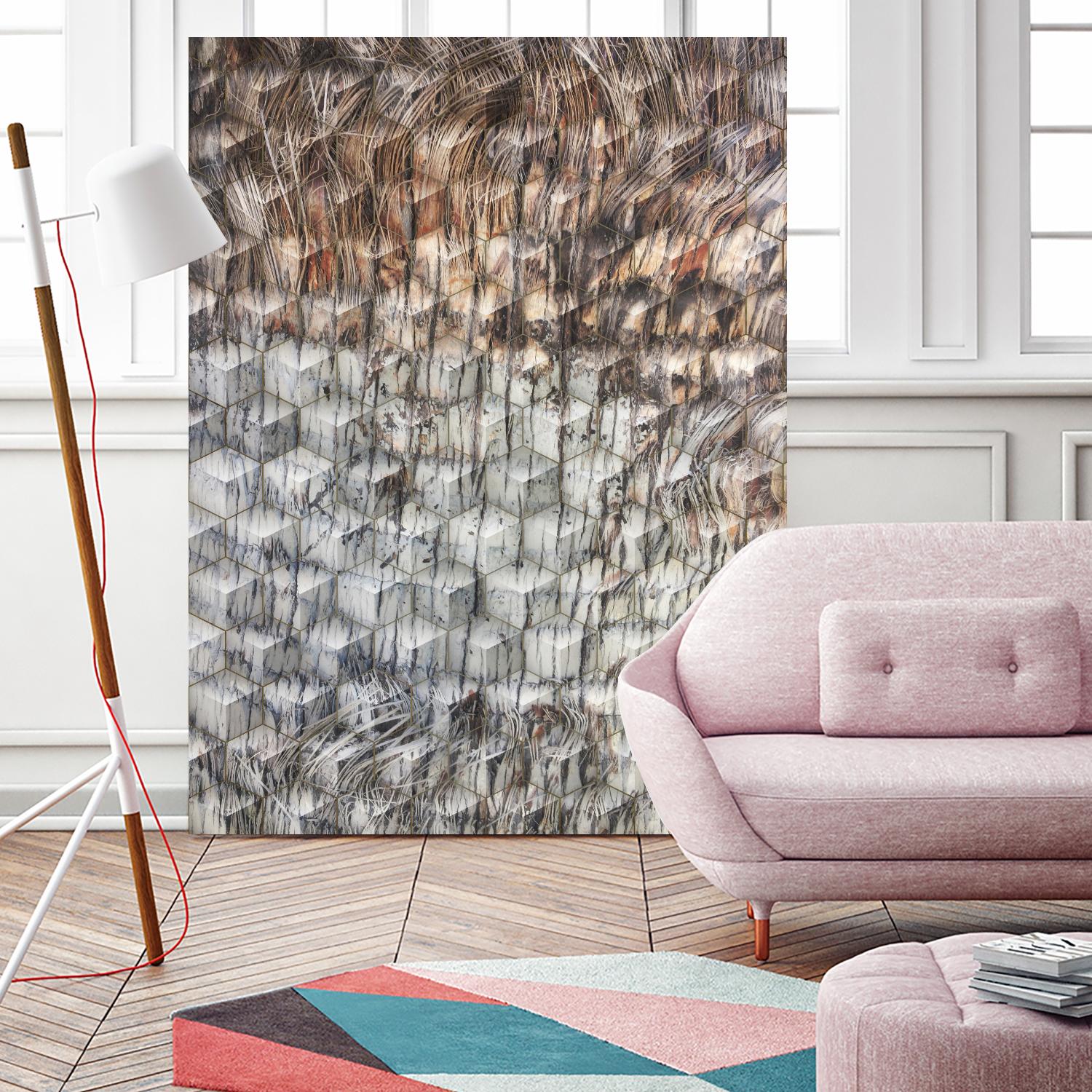 Geometric Shapes by Irena Orlov on GIANT ART - red abstract