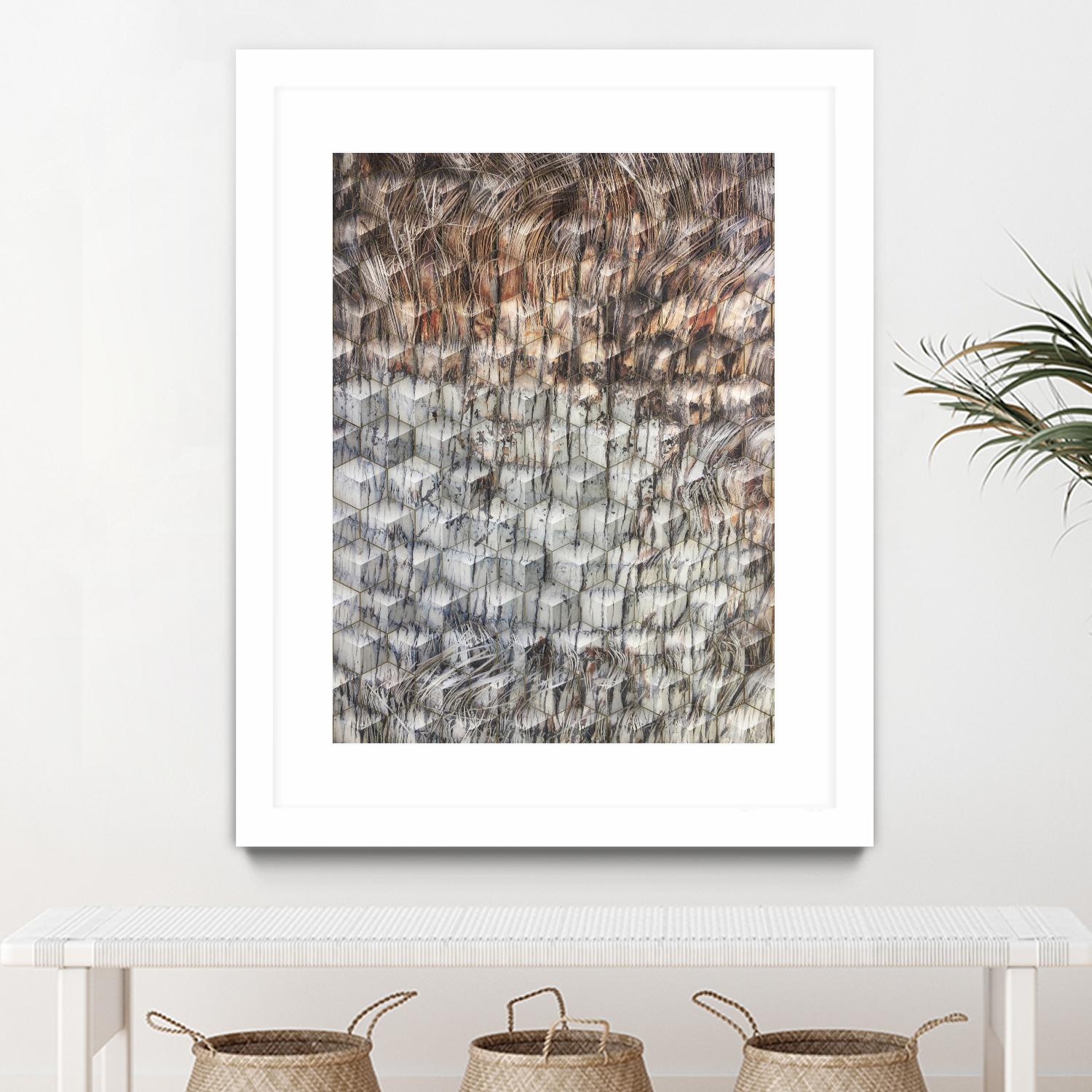 Geometric Shapes by Irena Orlov on GIANT ART - grey abstract