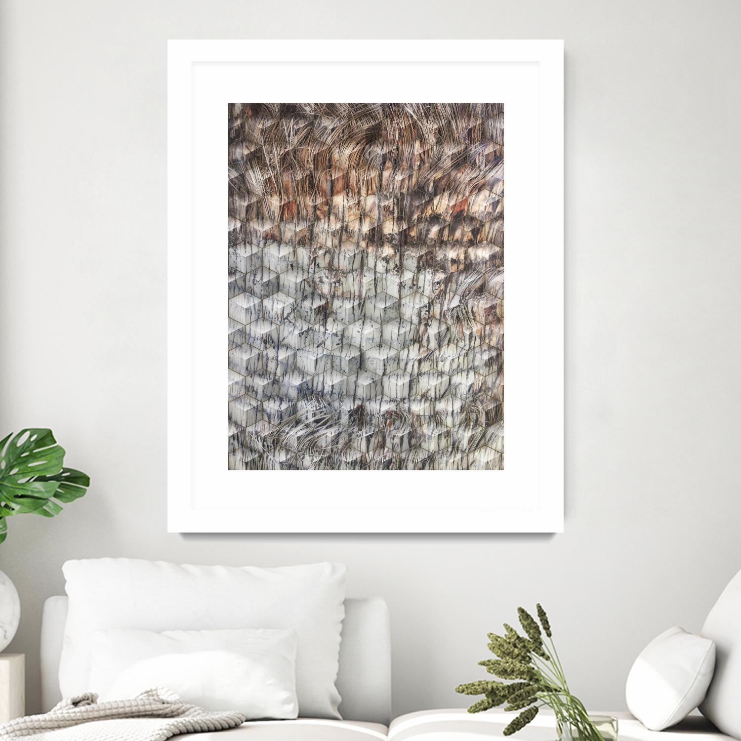 Geometric Shapes by Irena Orlov on GIANT ART - grey abstract