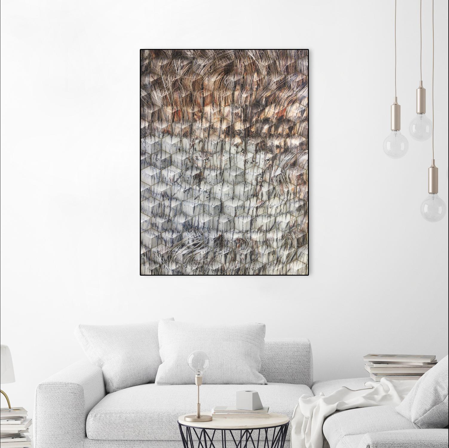 Geometric Shapes by Irena Orlov on GIANT ART - red abstract