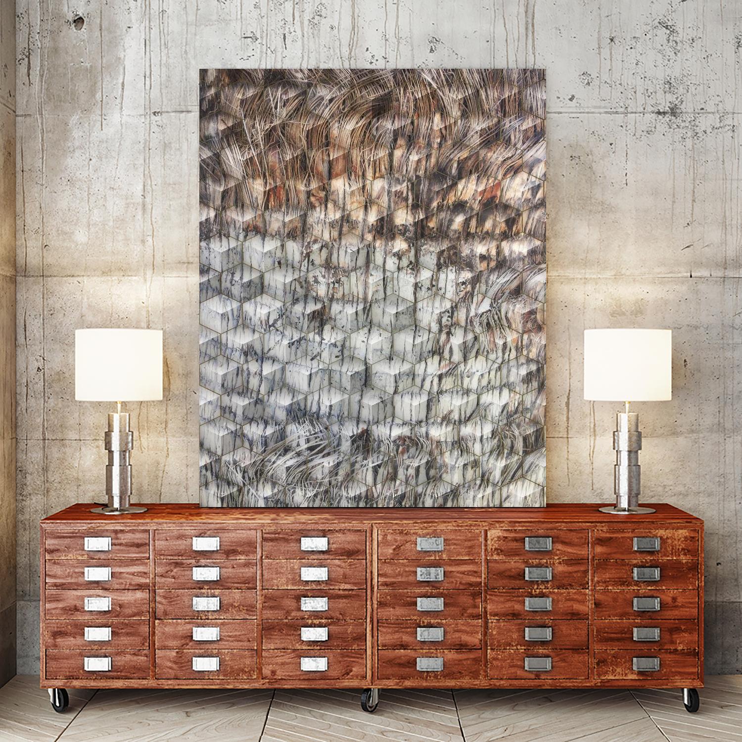 Geometric Shapes by Irena Orlov on GIANT ART - grey abstract