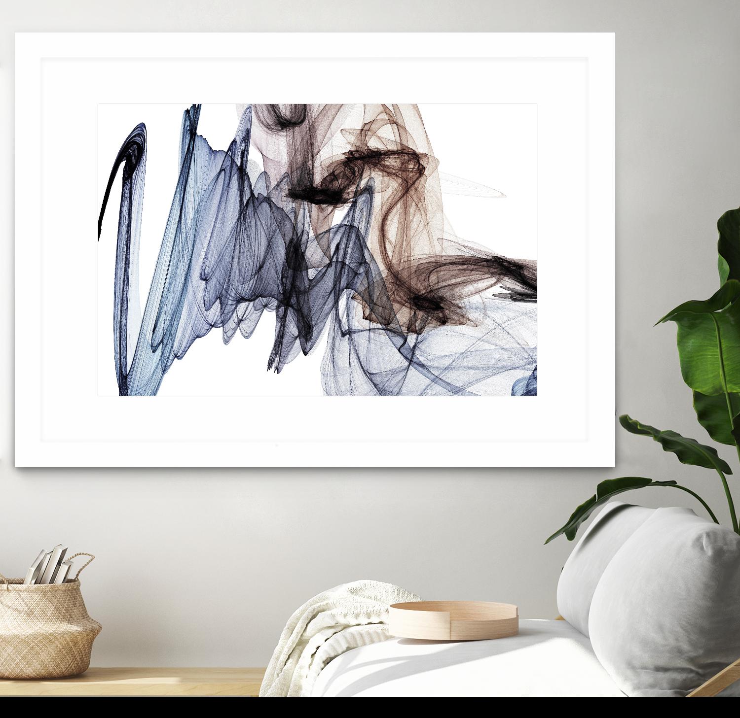 The Invisible World VI by Irena Orlov on GIANT ART - blue abstract