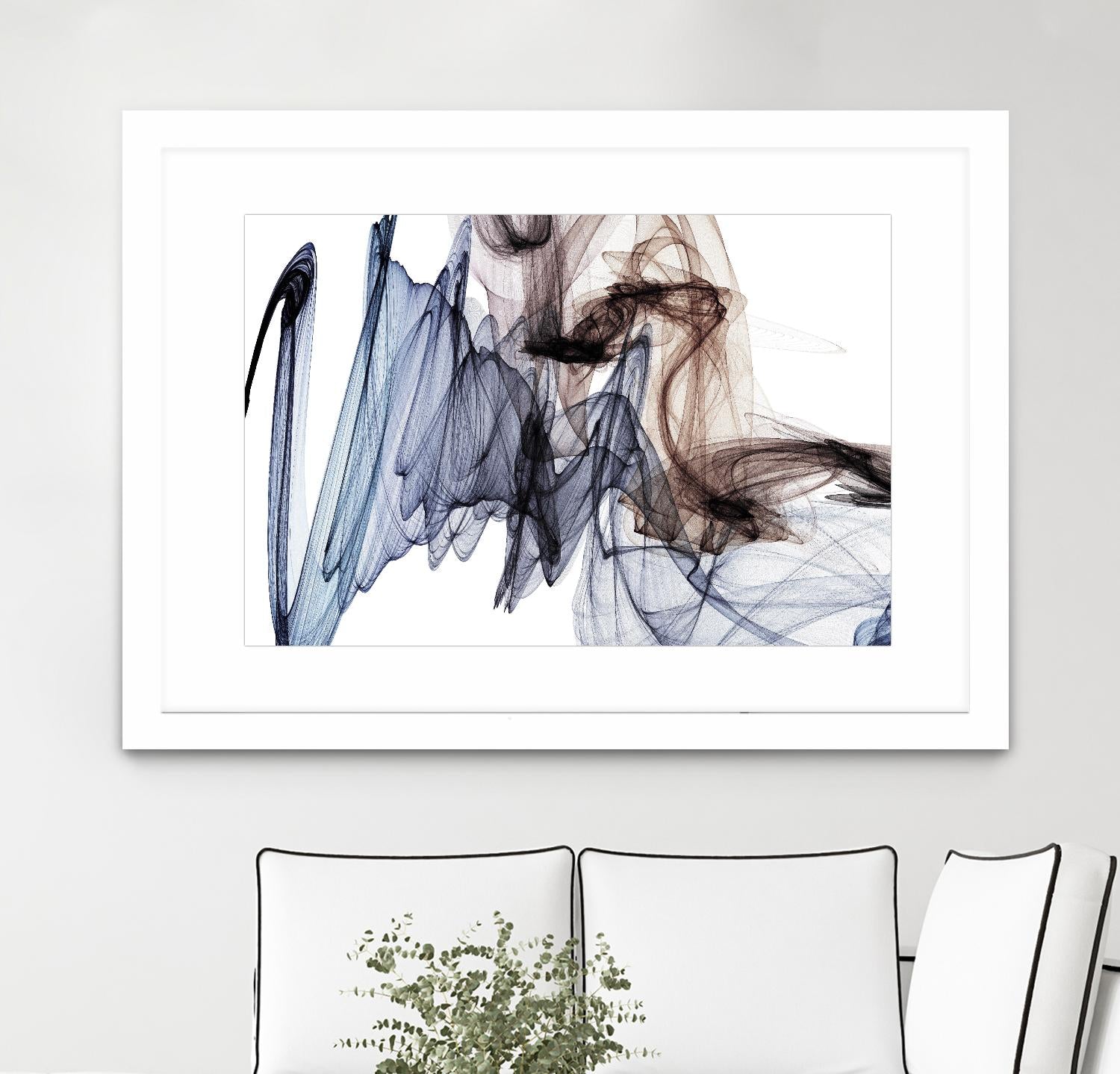 The Invisible World VI by Irena Orlov on GIANT ART - blue abstract