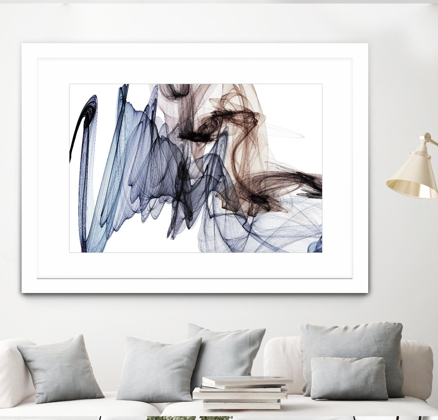 The Invisible World VI by Irena Orlov on GIANT ART - blue abstract