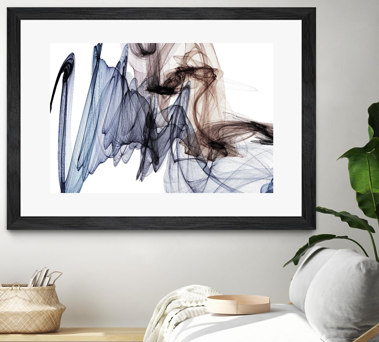 The Invisible World VI by Irena Orlov on GIANT ART - blue abstract