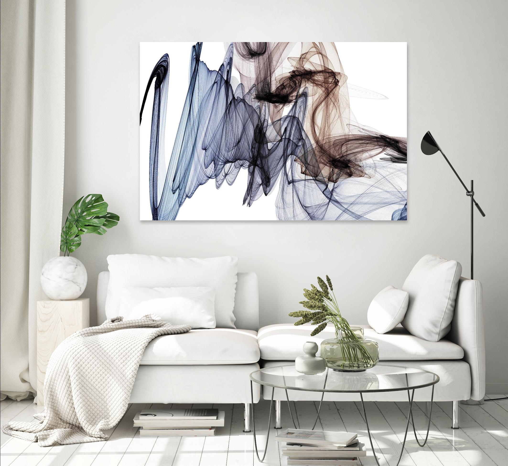 The Invisible World VI by Irena Orlov on GIANT ART - blue abstract