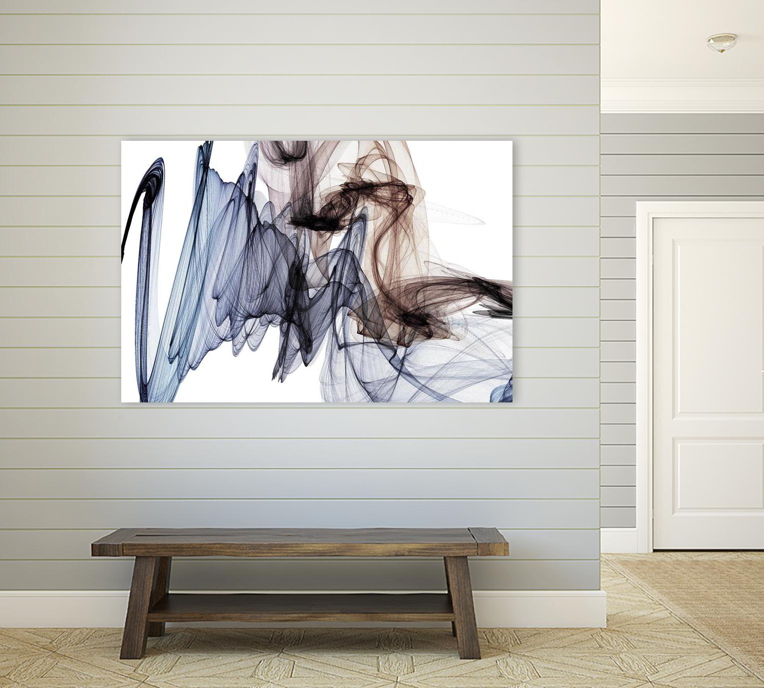 The Invisible World VI by Irena Orlov on GIANT ART - blue abstract