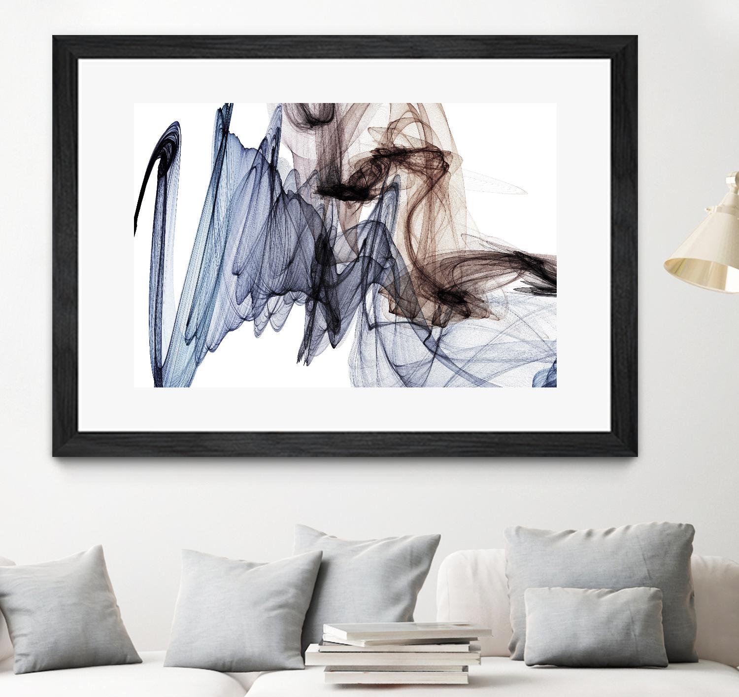 The Invisible World VI by Irena Orlov on GIANT ART - blue abstract