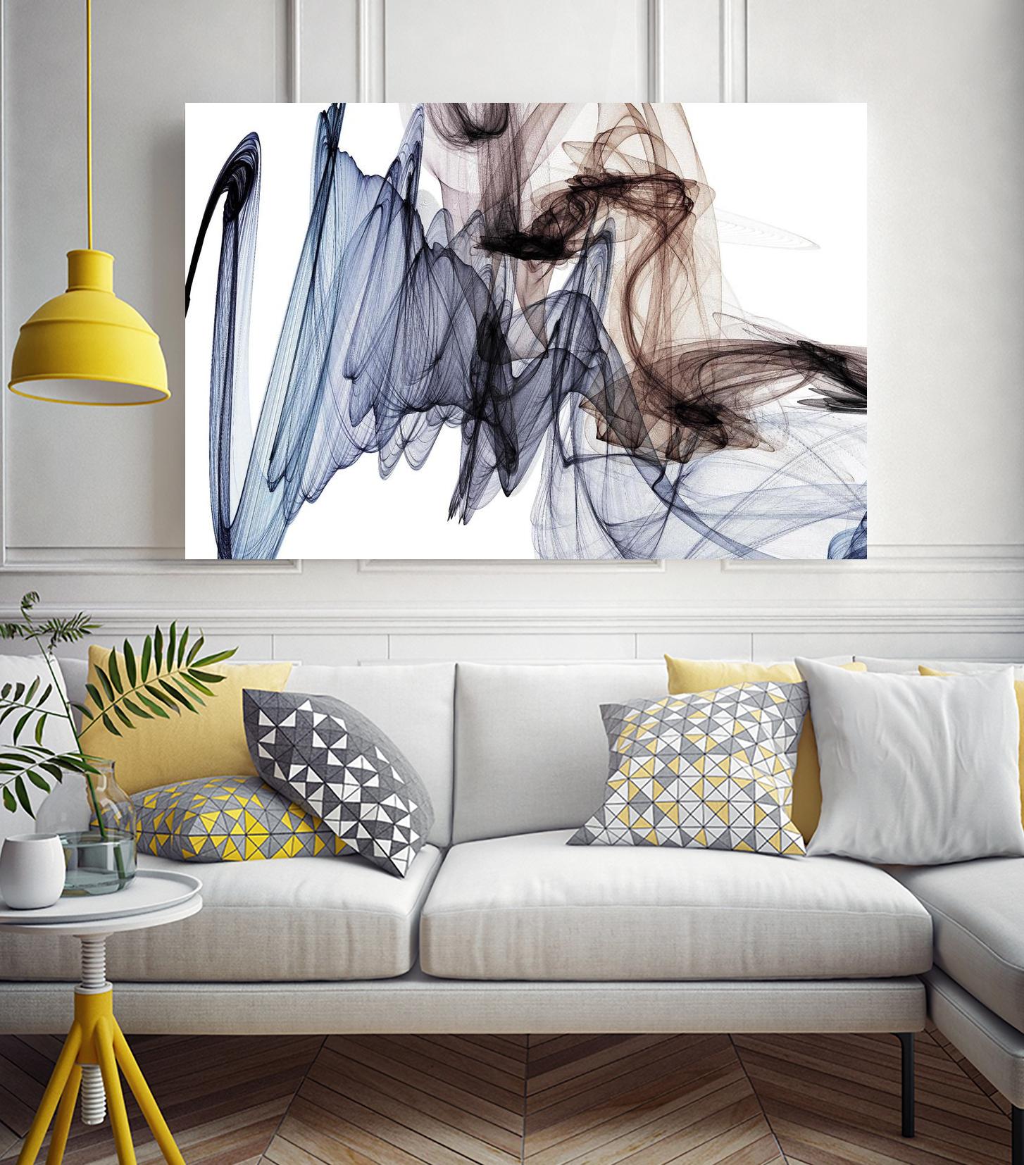 The Invisible World VI by Irena Orlov on GIANT ART - blue abstract