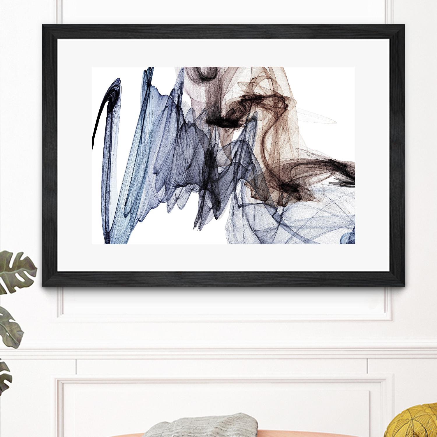 The Invisible World VI by Irena Orlov on GIANT ART - blue abstract