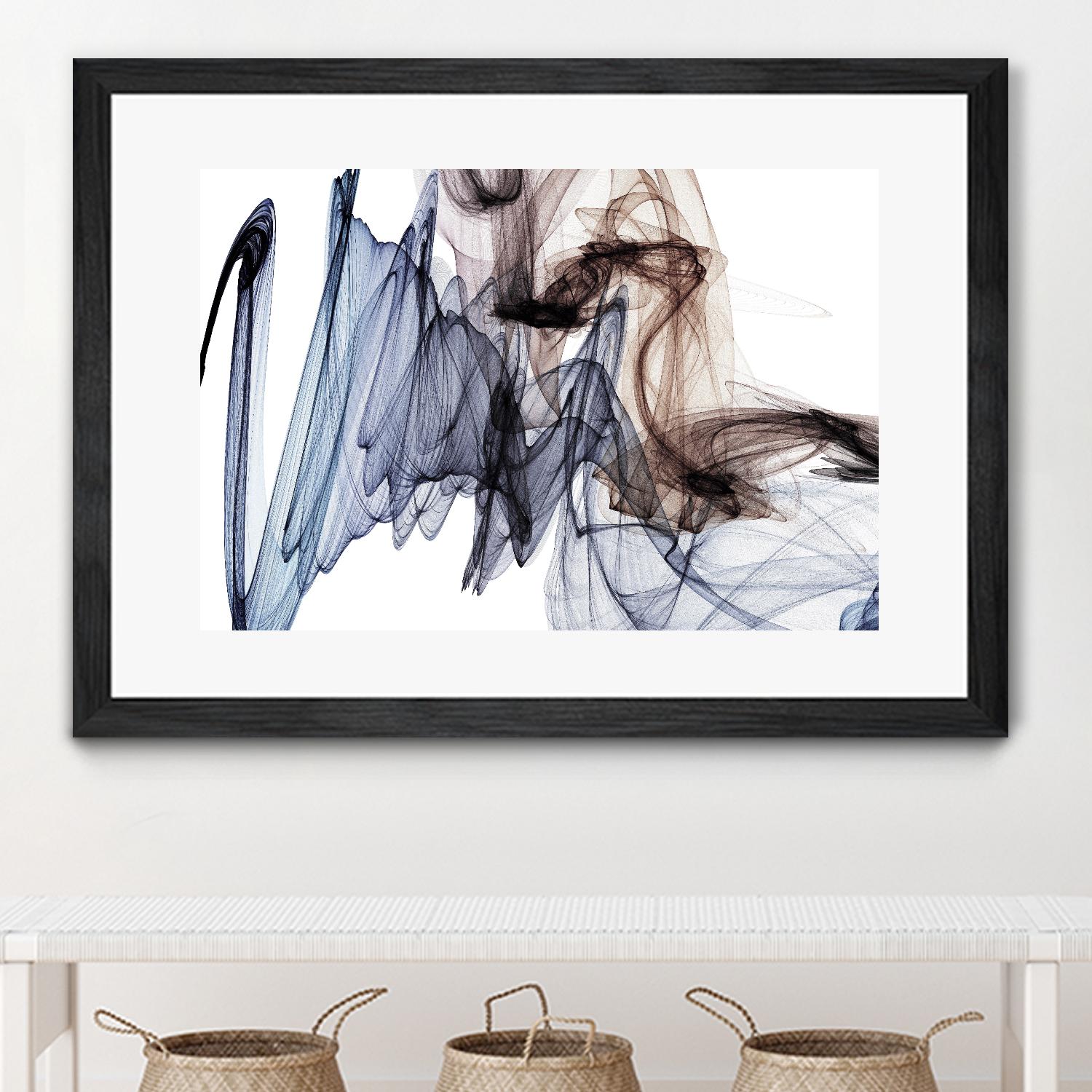 The Invisible World VI by Irena Orlov on GIANT ART - blue abstract