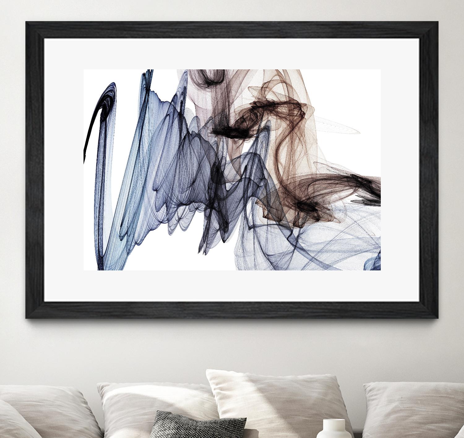 The Invisible World VI by Irena Orlov on GIANT ART - blue abstract