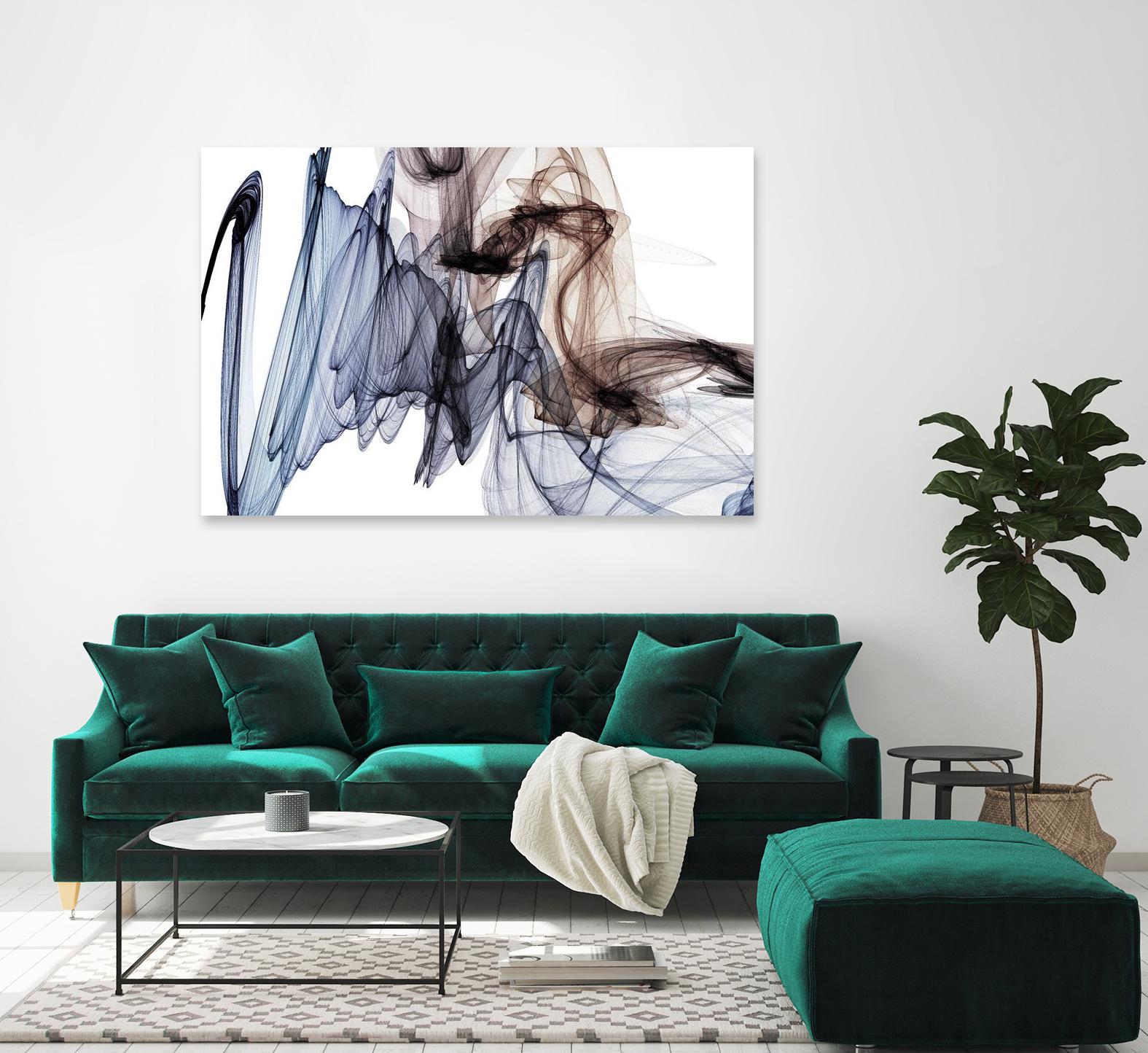 The Invisible World VI by Irena Orlov on GIANT ART - blue abstract