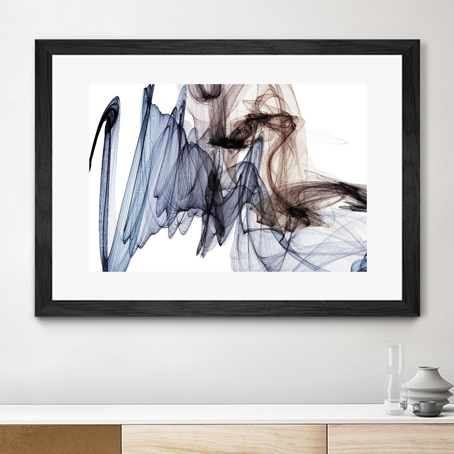 The Invisible World VI by Irena Orlov on GIANT ART - blue abstract