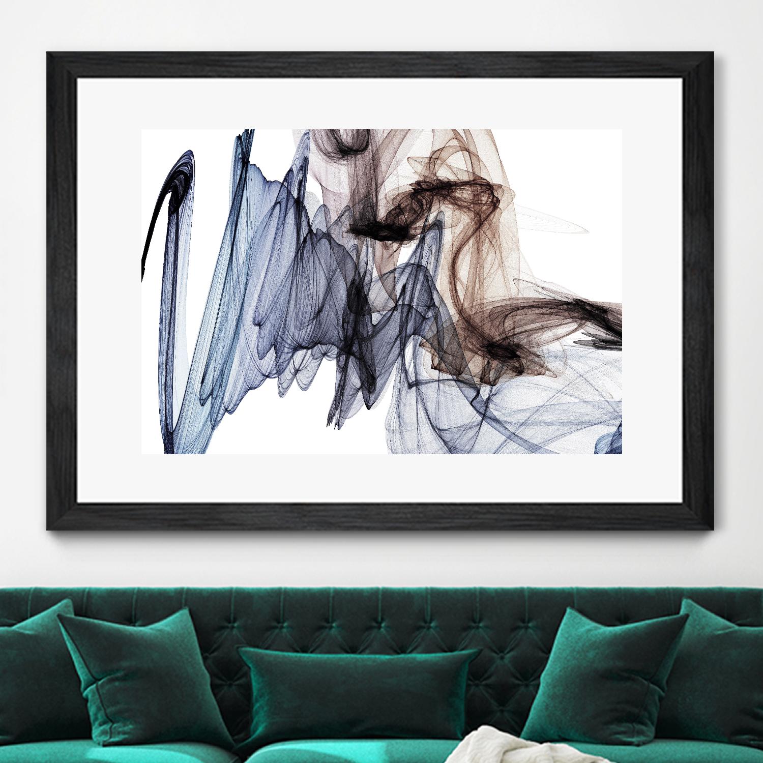 The Invisible World VI by Irena Orlov on GIANT ART - blue abstract