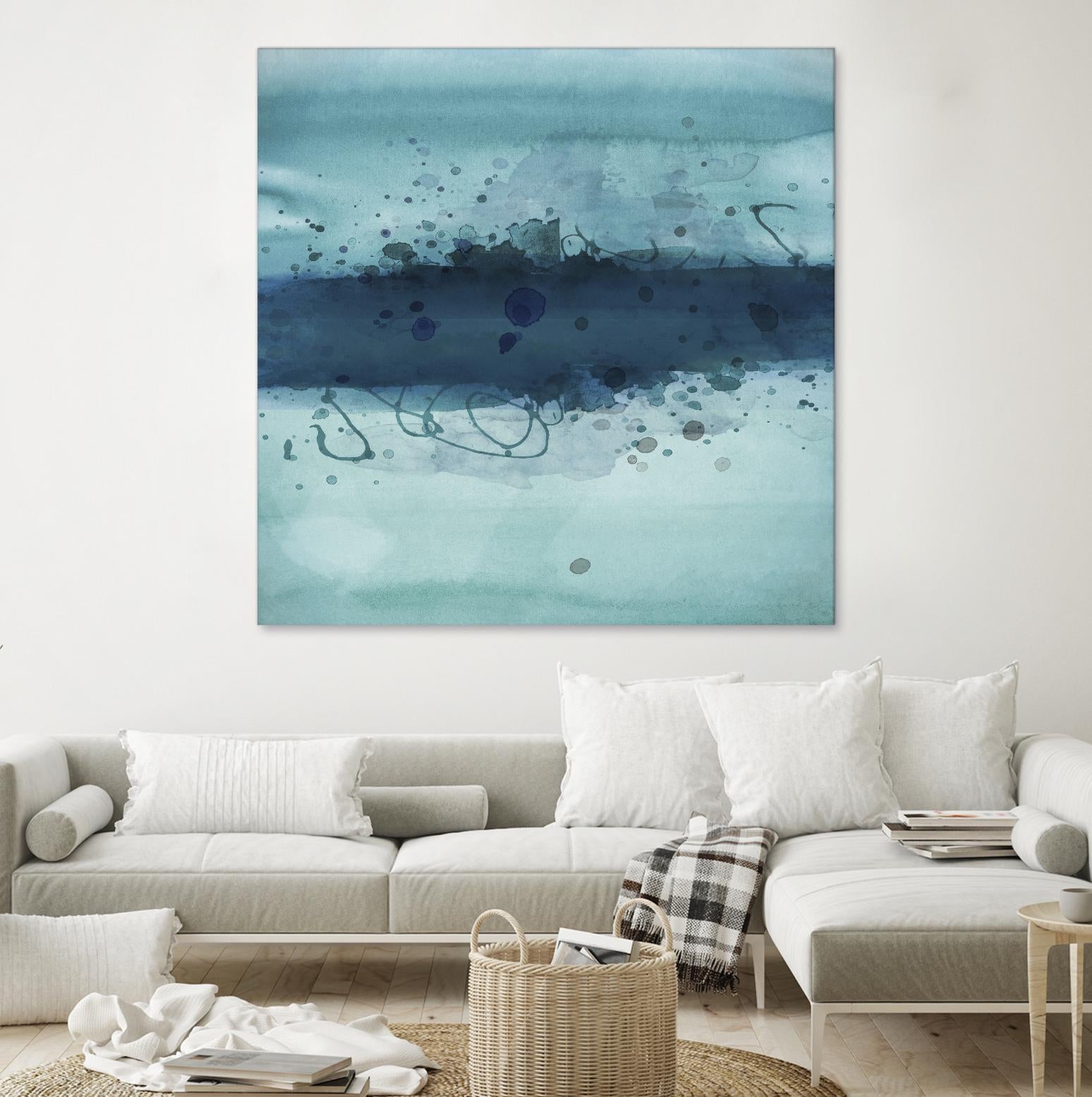 Into the Deep I by PI Studio on GIANT ART - blue abstract