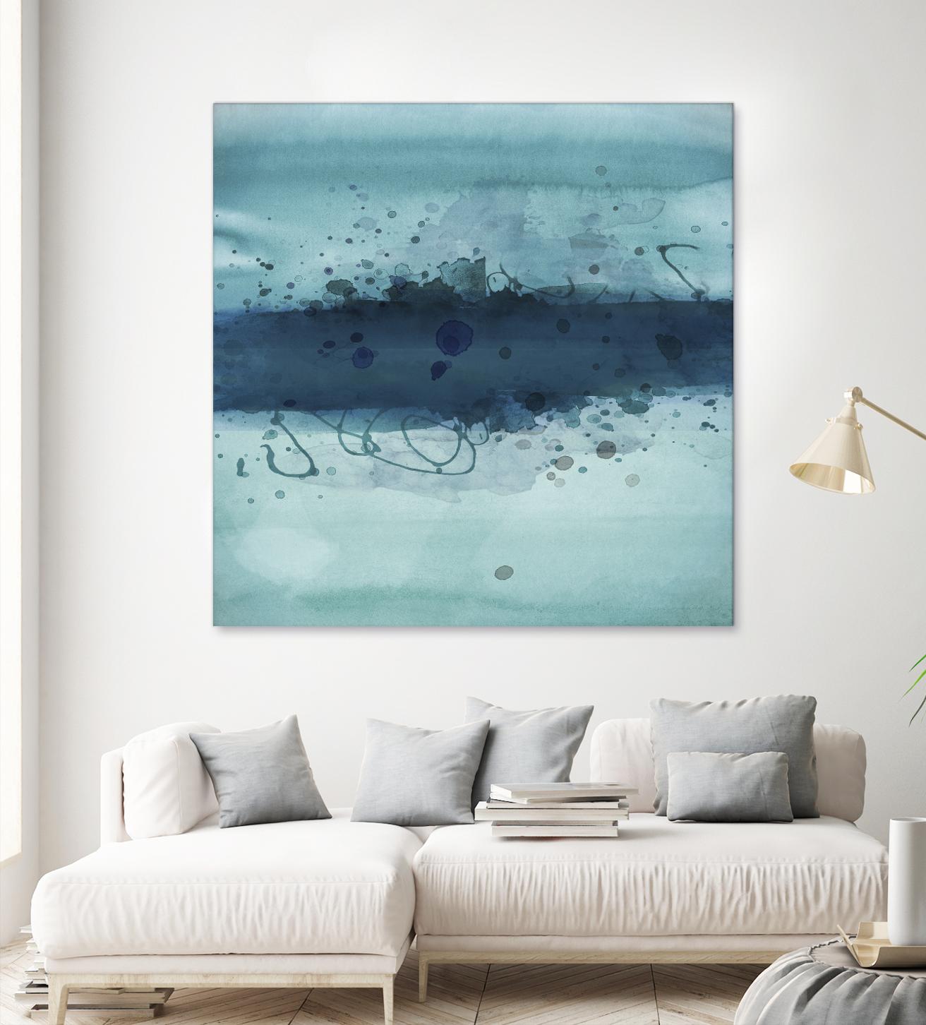 Into the Deep I by PI Studio on GIANT ART - blue abstract