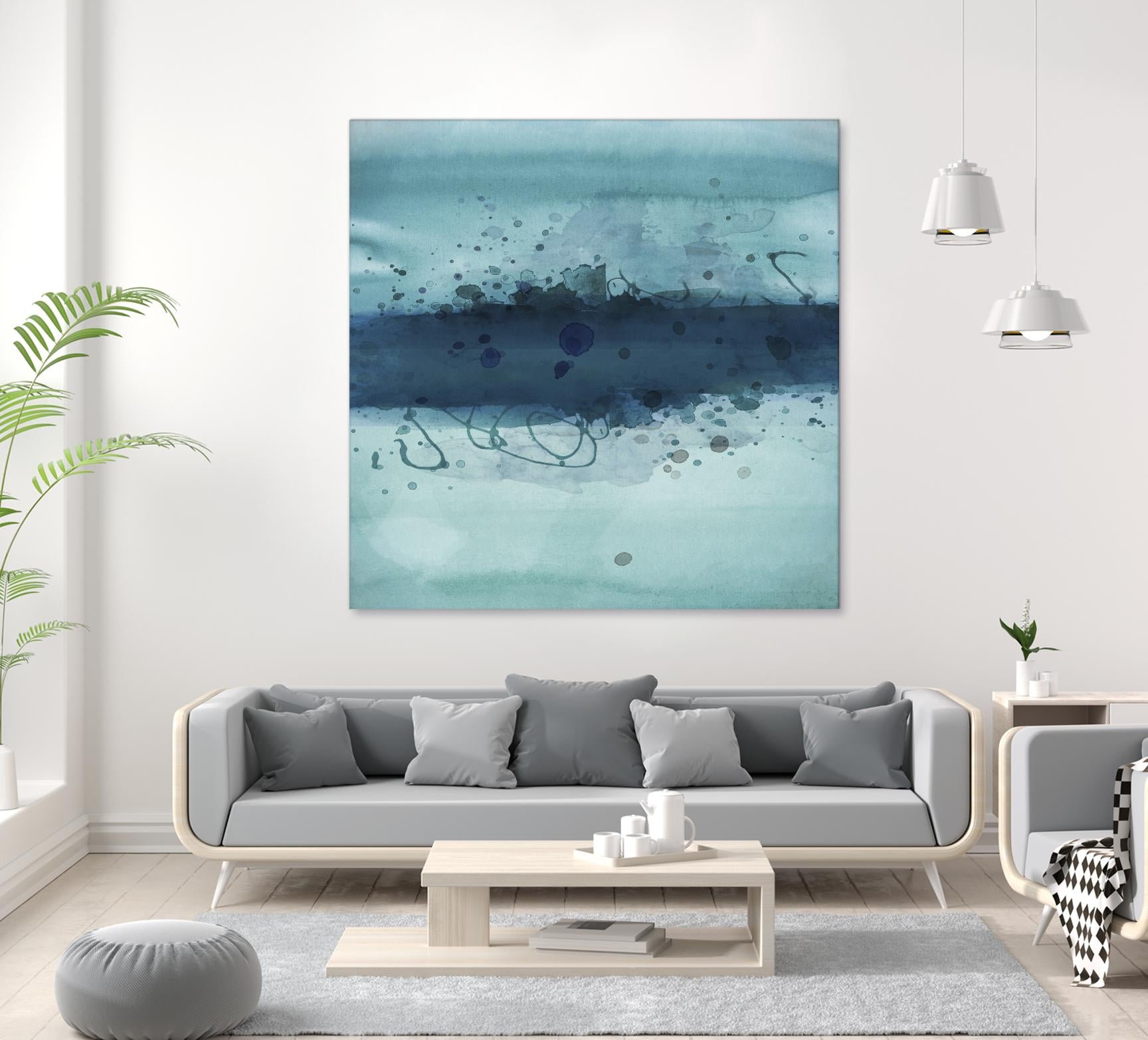 Into the Deep I by PI Studio on GIANT ART - blue abstract