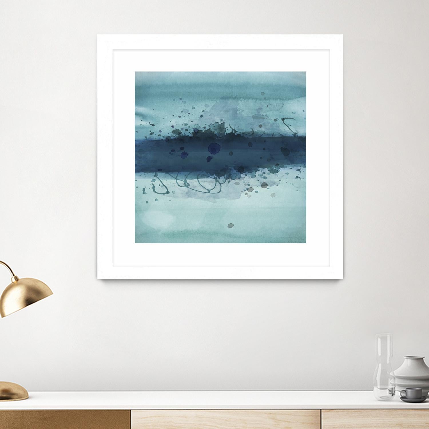 Into the Deep I by PI Studio on GIANT ART - blue abstract