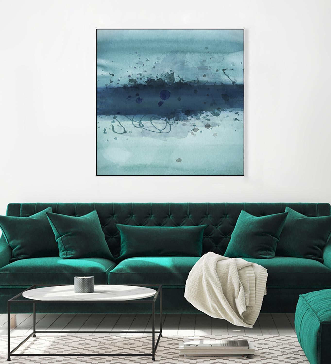 Into the Deep I by PI Studio on GIANT ART - blue abstract
