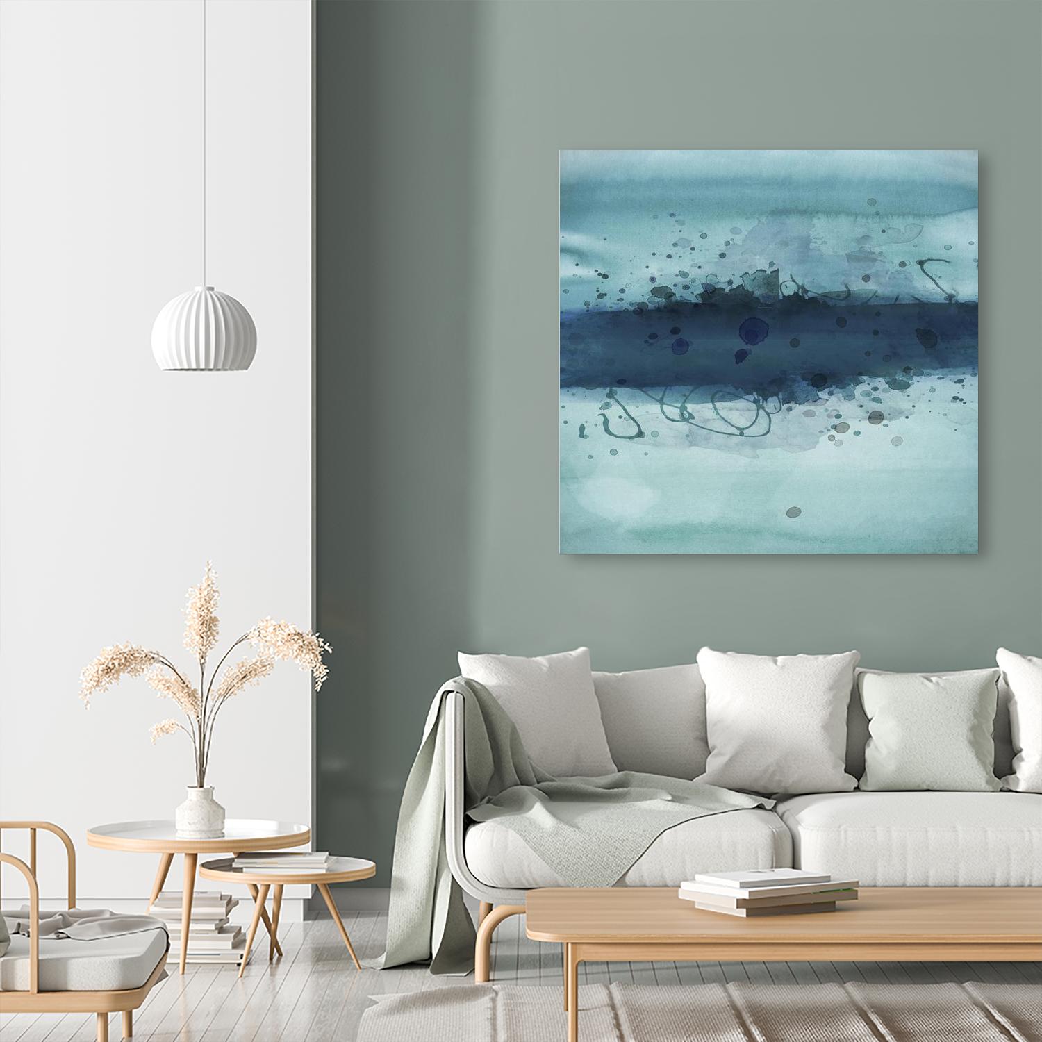 Into the Deep I by PI Studio on GIANT ART - blue abstract