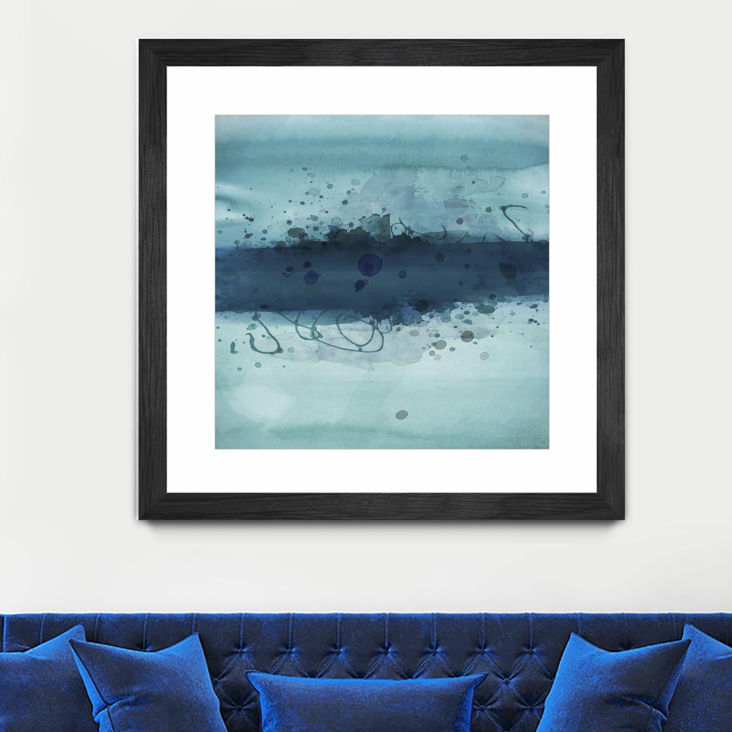 Into the Deep I by PI Studio on GIANT ART - blue abstract