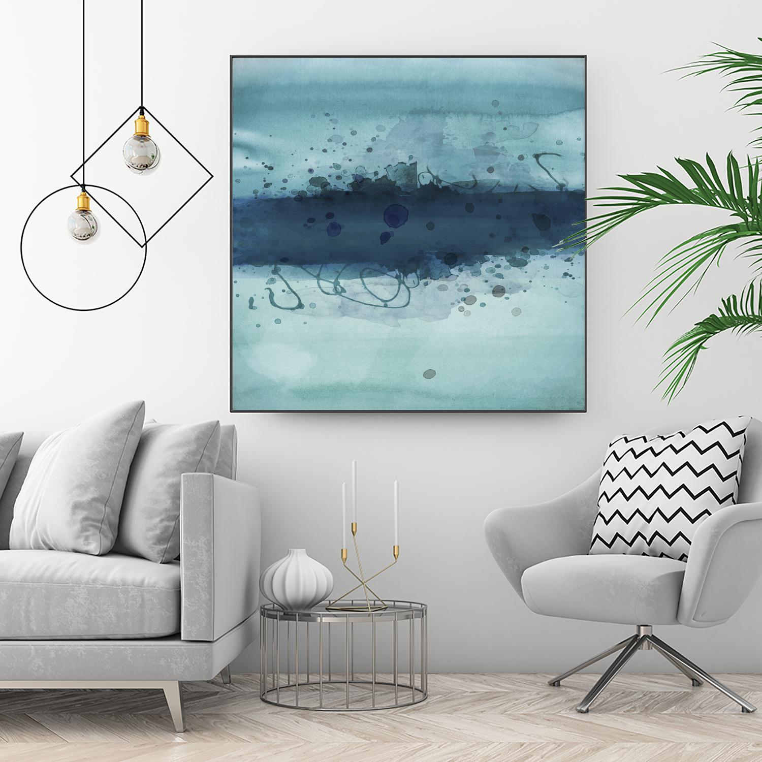 Into the Deep I by PI Studio on GIANT ART - blue abstract