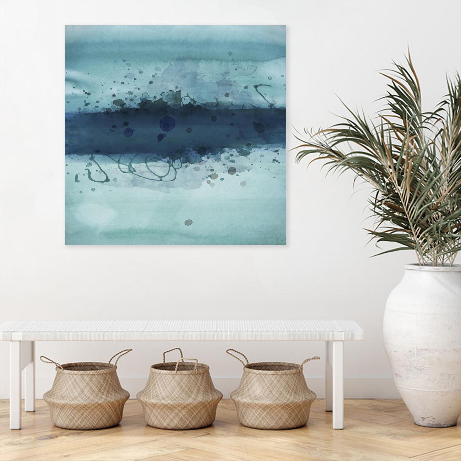 Into the Deep I by PI Studio on GIANT ART - blue abstract