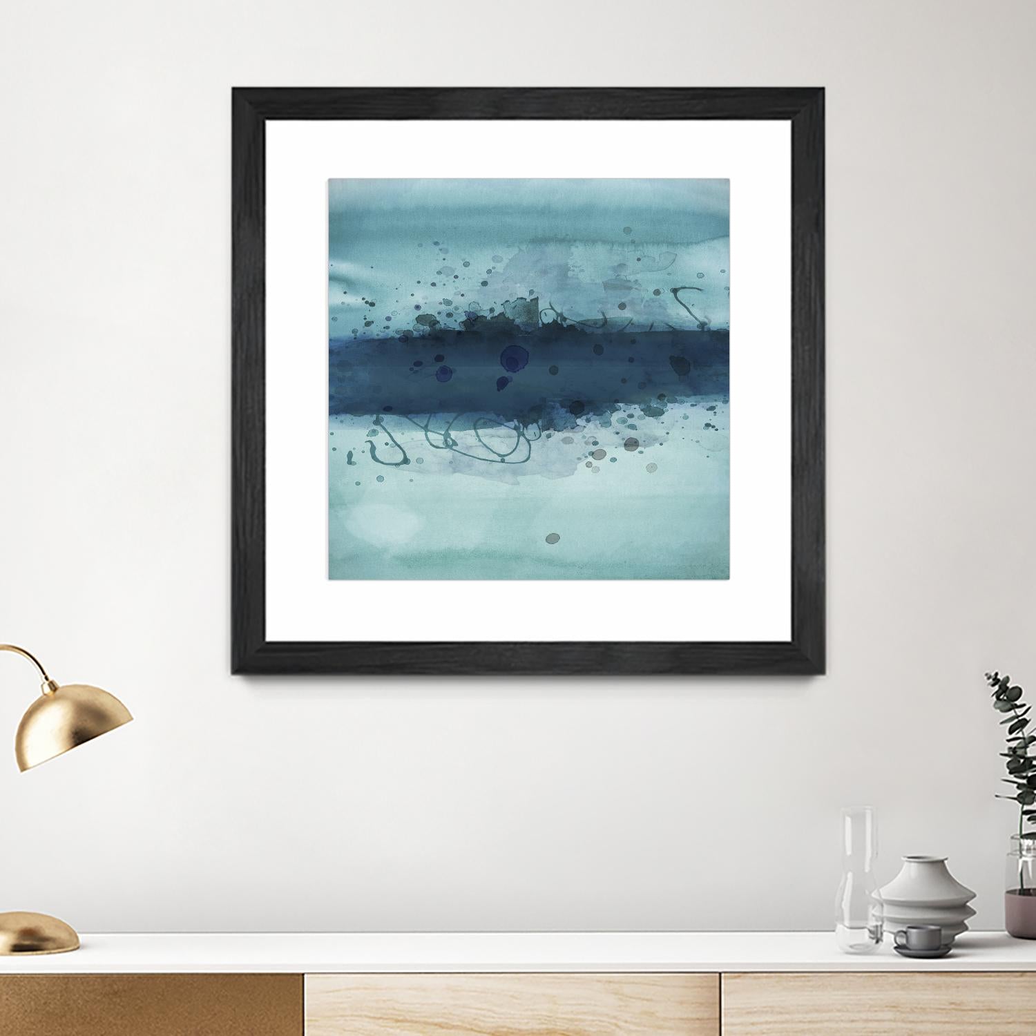 Into the Deep I by PI Studio on GIANT ART - blue abstract