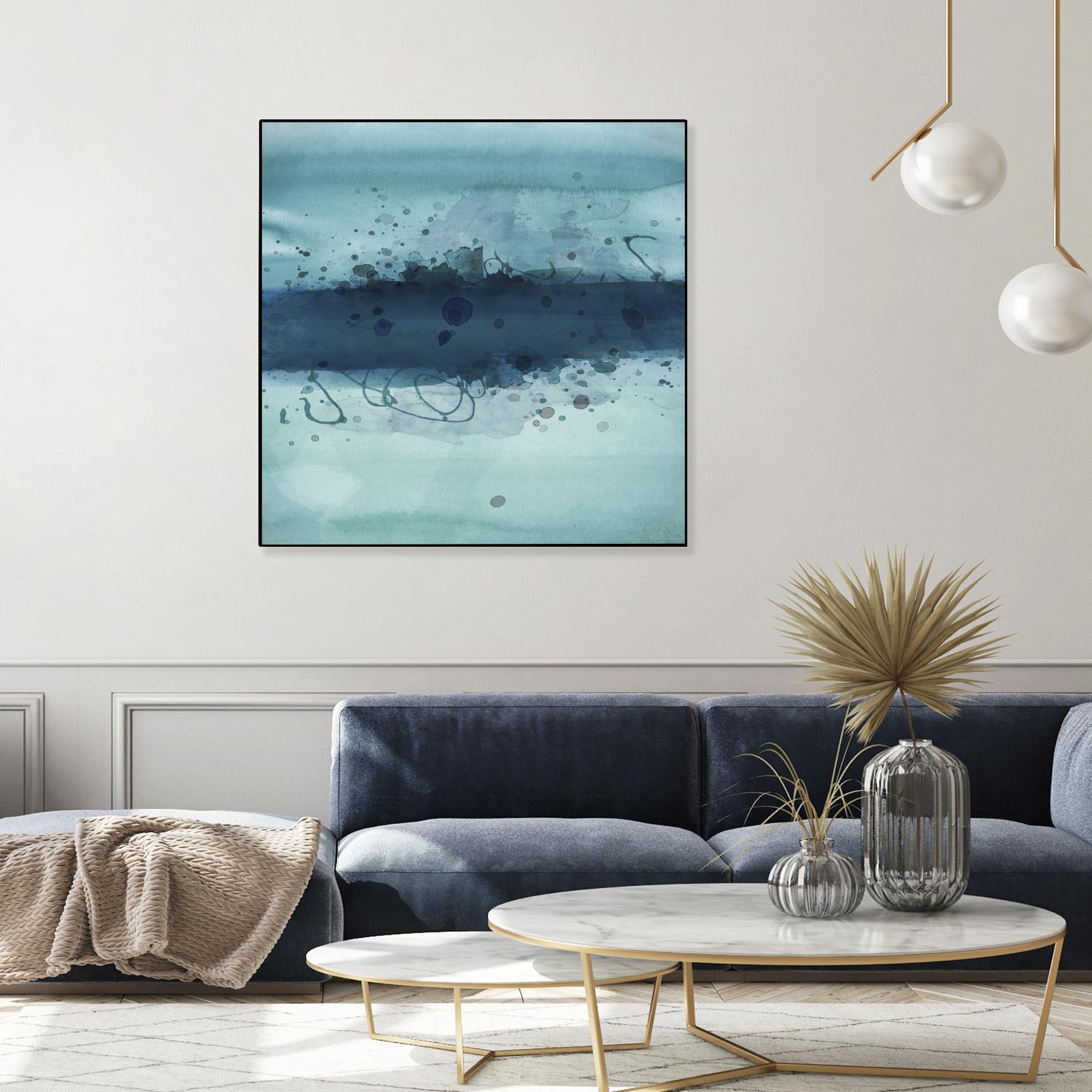 Into the Deep I by PI Studio on GIANT ART - blue abstract
